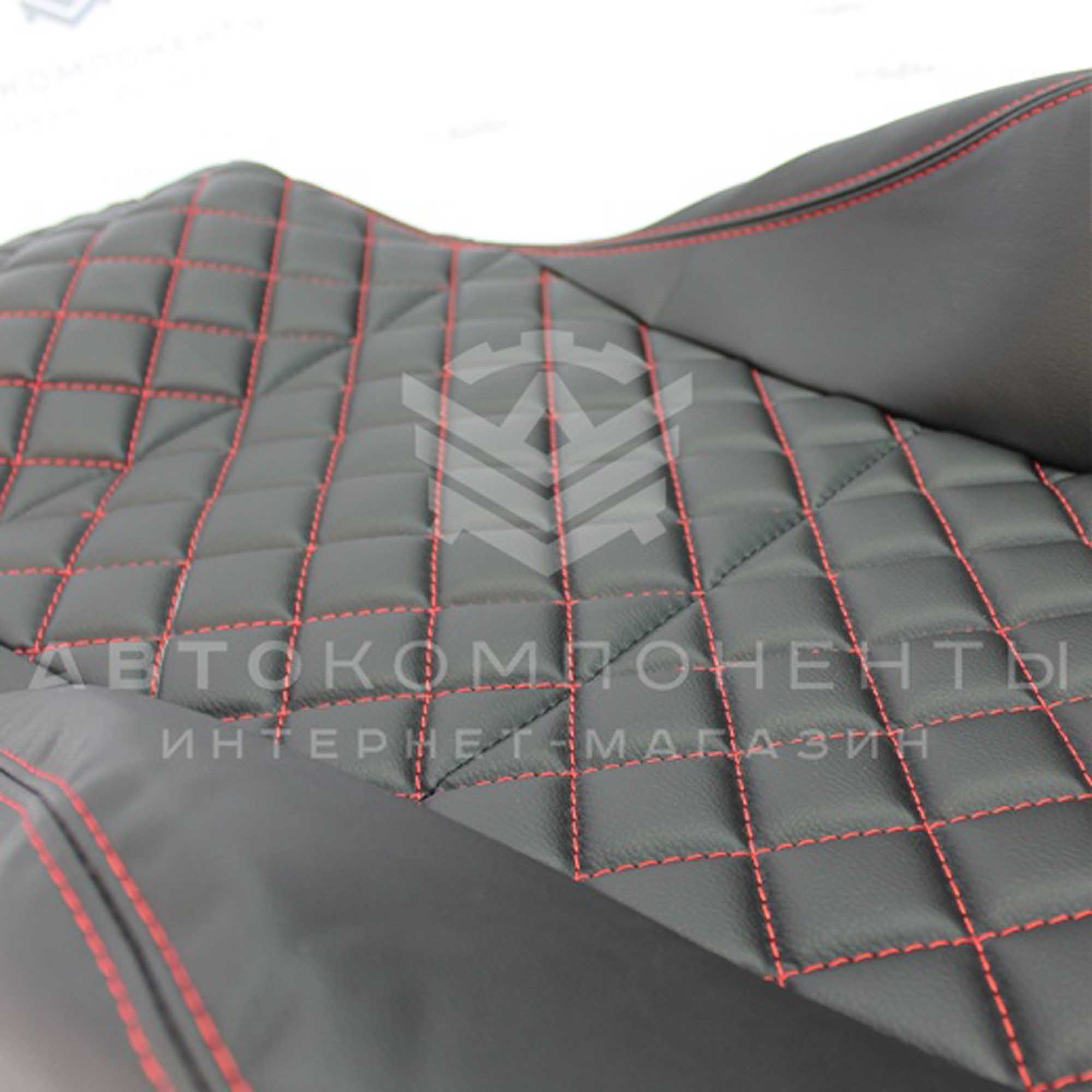 Обивки сидений ВАЗ 2107 с прострочкой "Квадрат по диагонали"