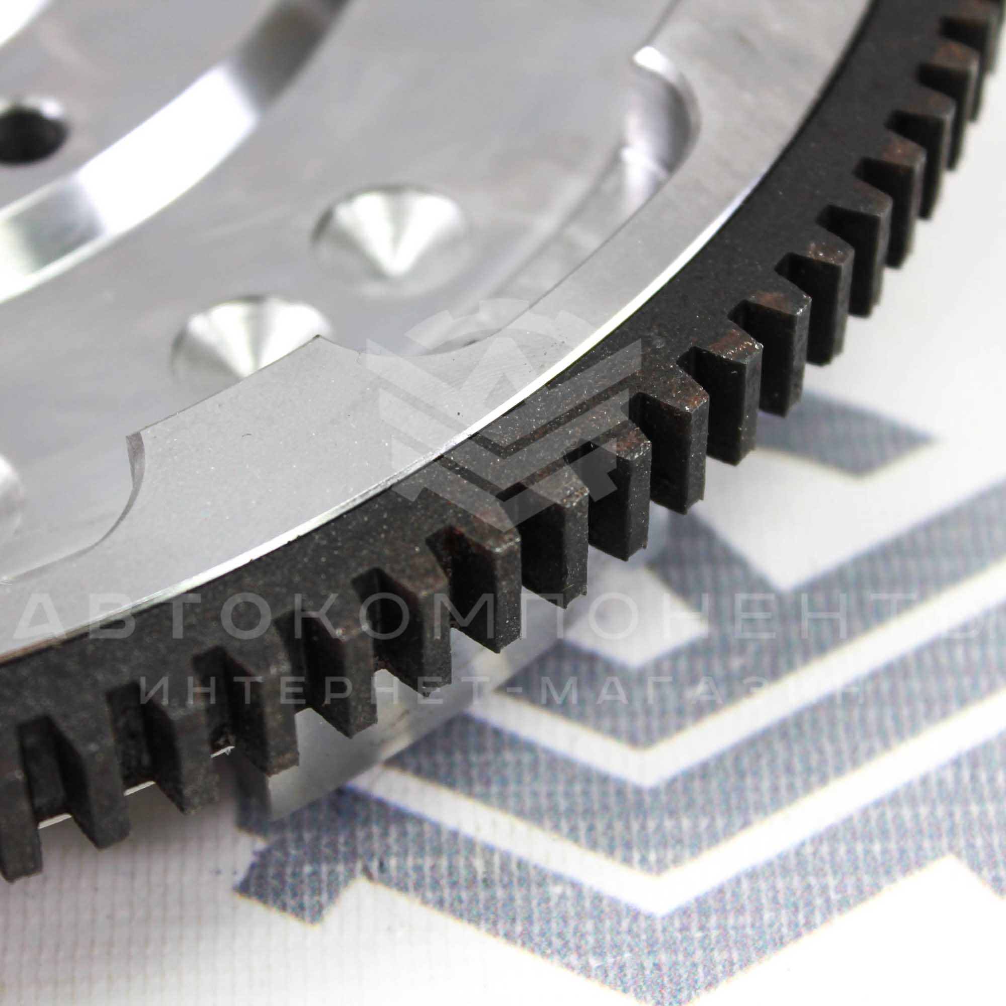 Маховик стальной (облегченный) Лада Гранта (под тросовую коробку передач)