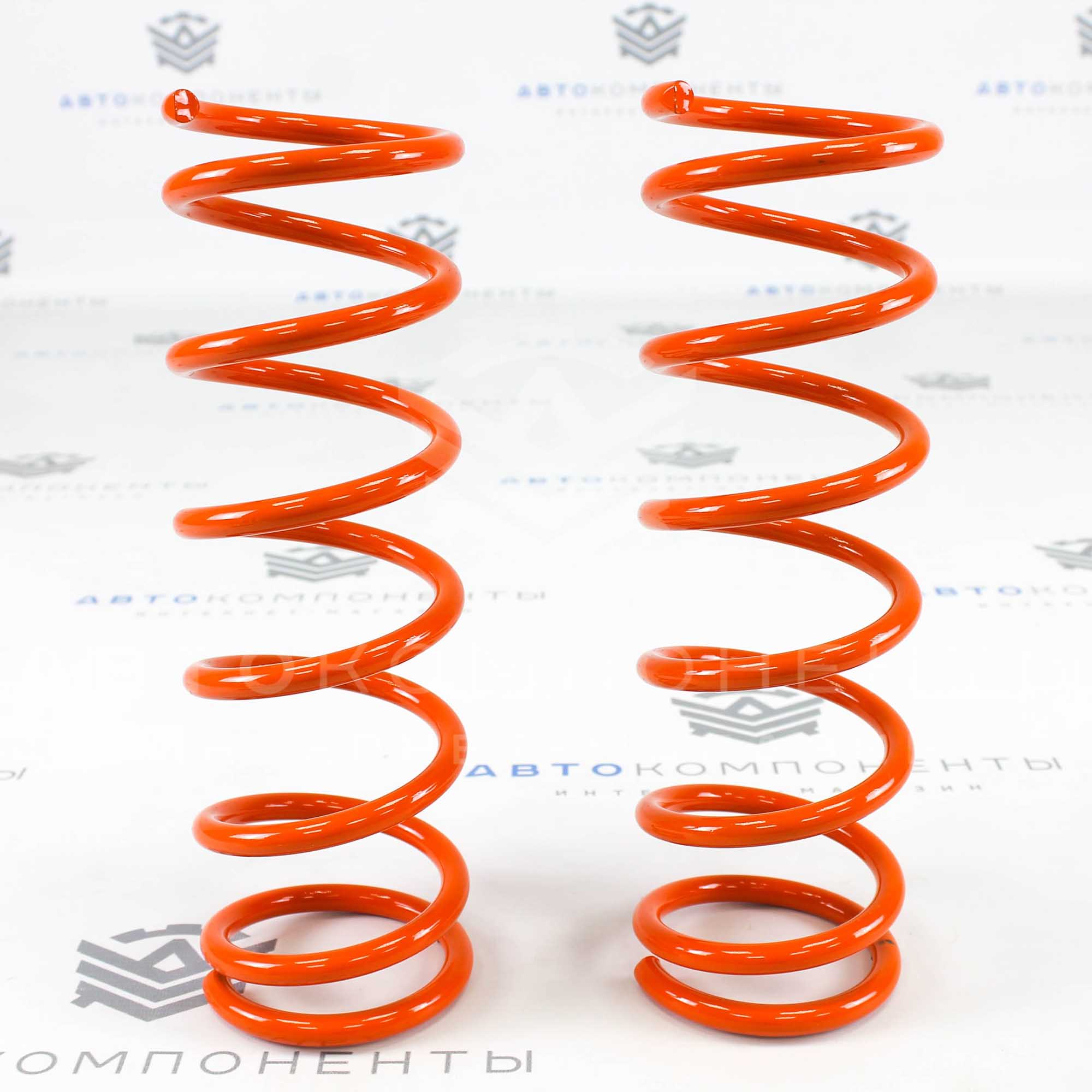 Пружины задние "ТЕХНОРЕССОР" Драйв с занижением -50мм (оранжевые) TRR2108-50
