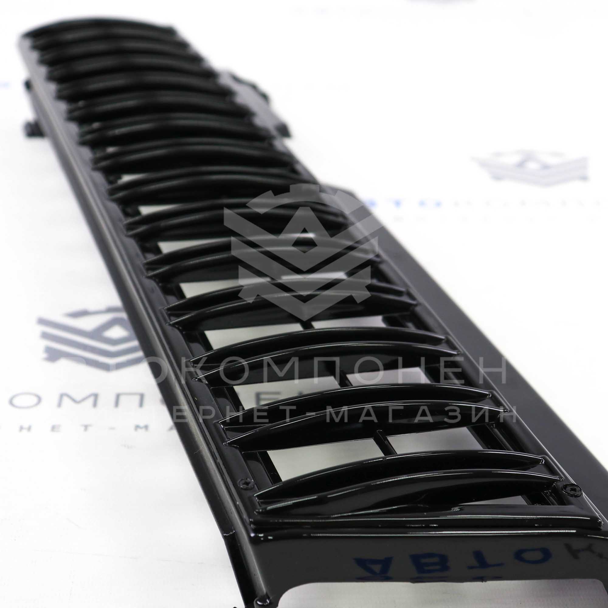Решетка радиатора в стиле "AMG" (черный глянец) ВАЗ 2108, 2109, 21099