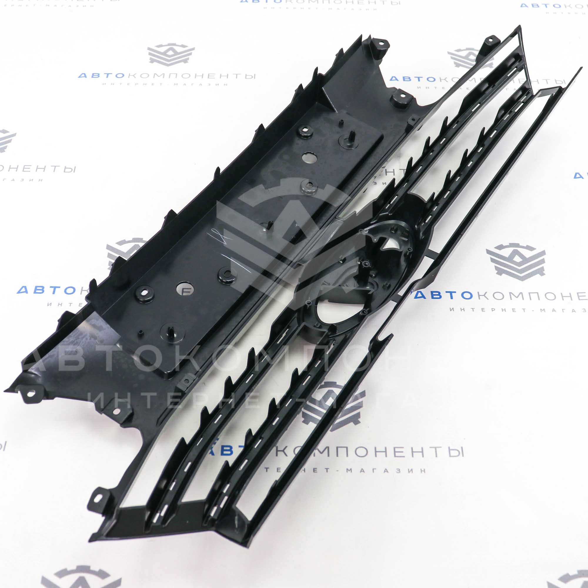 Решетка радиатора (голая) Лада Vesta NG (черный глянец)