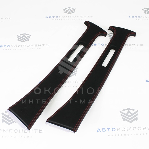 Облицовки центральных (верхние) стоек (в коже) Лада Приора