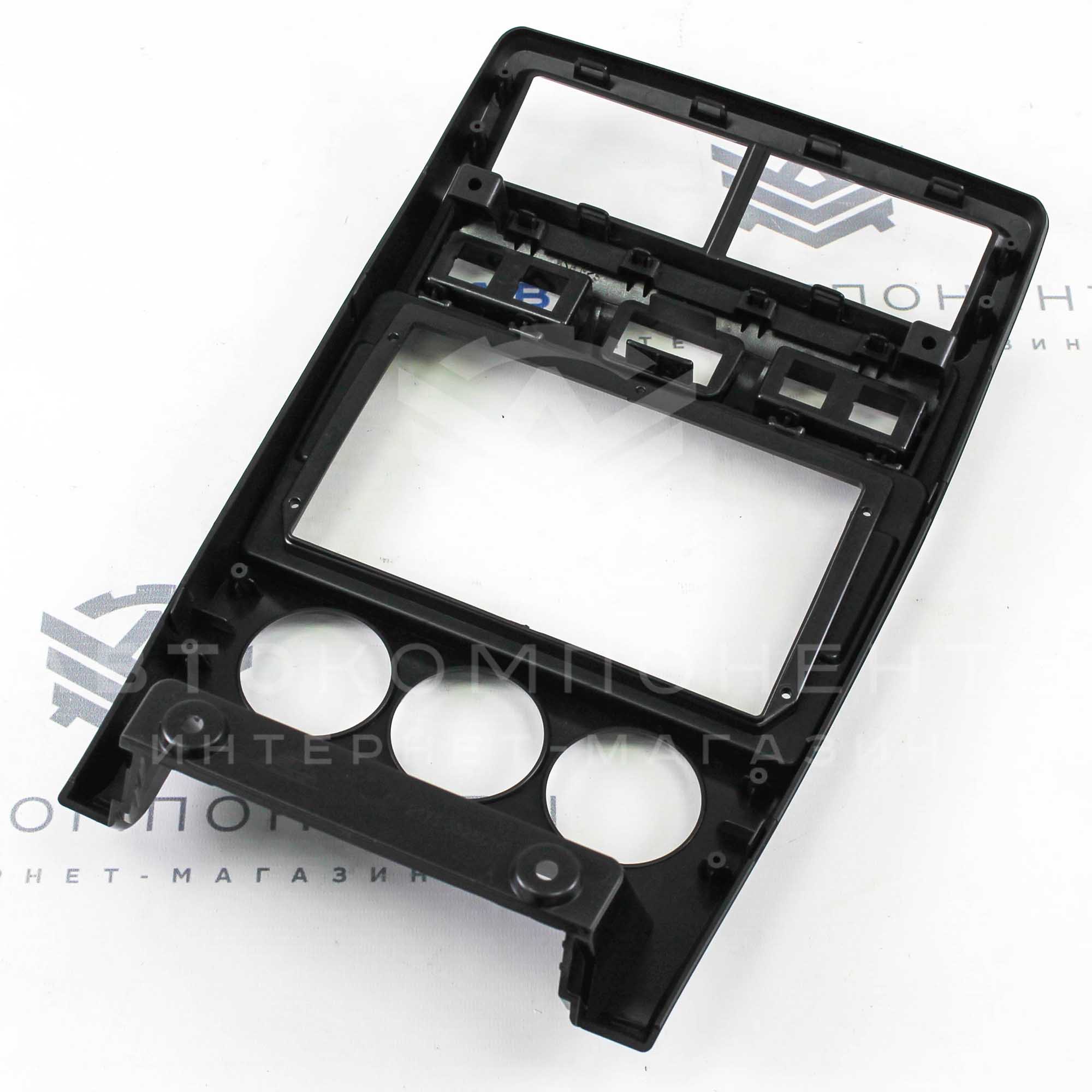 Центральная консоль 2DIN (9 дюймов) Лада Приора 2 (черный лак)