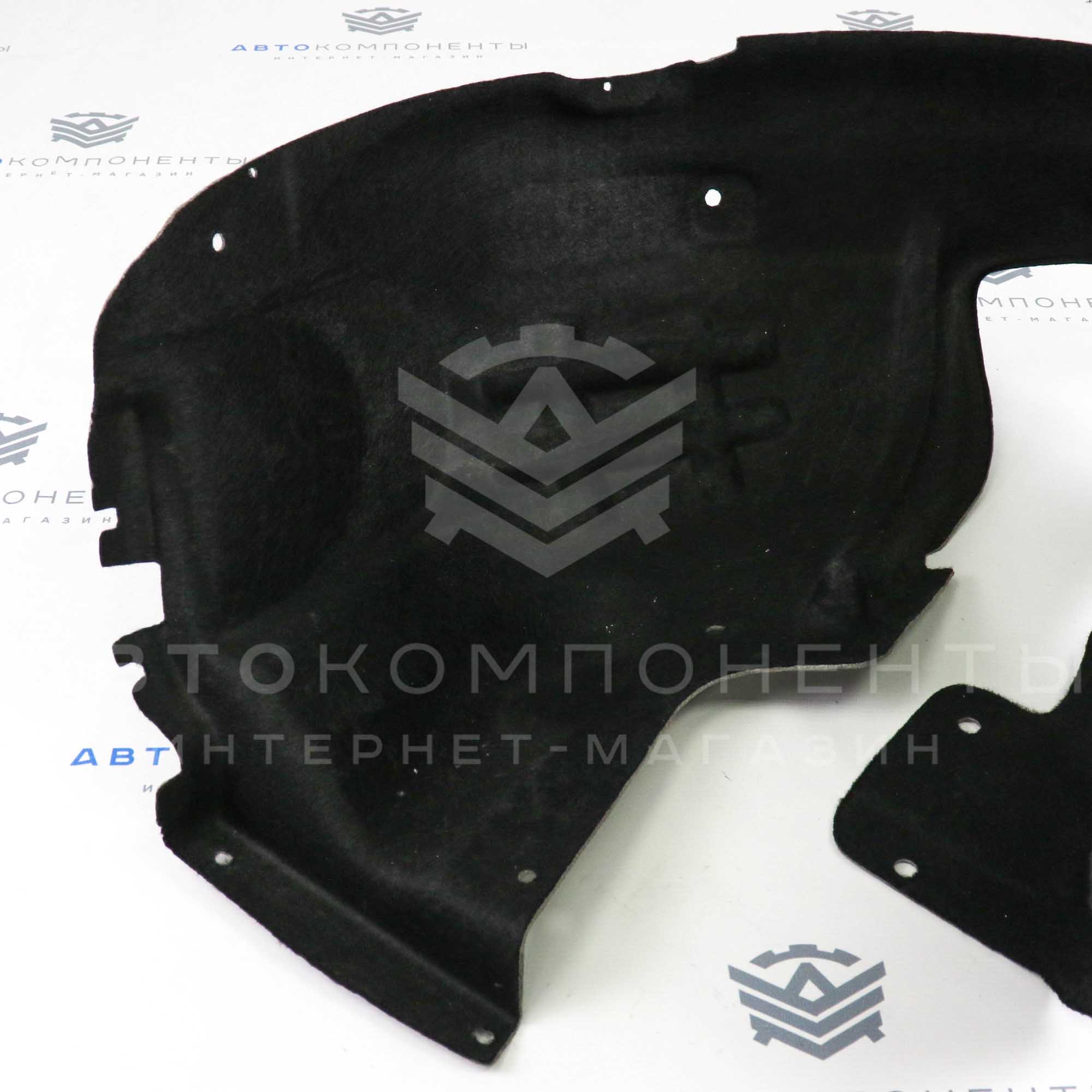 Щитки передних крыльев (ворсовые) Лада Vesta