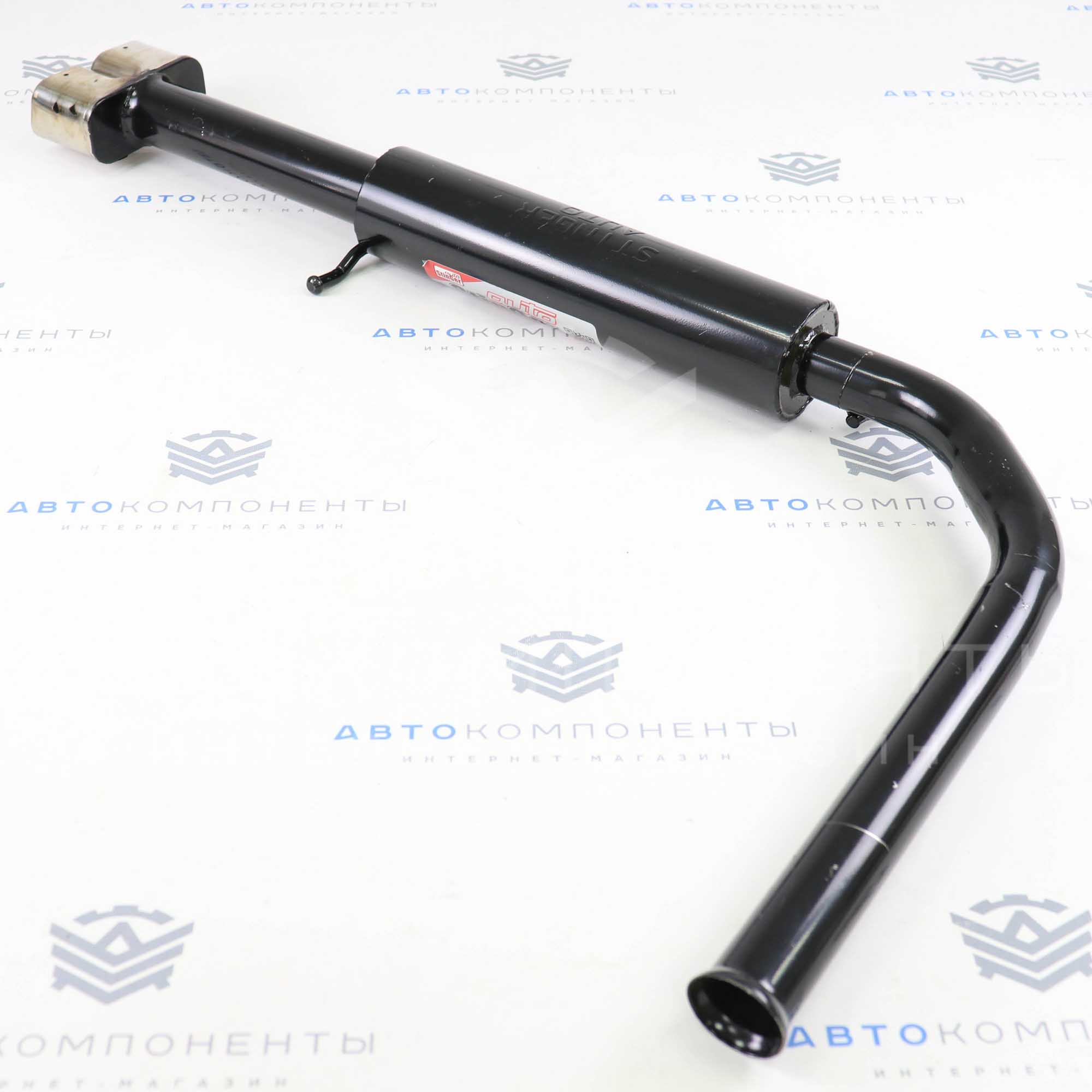 Глушитель "Stinger" раздвоенный (с двойными квадратными насадками) ВАЗ 2115