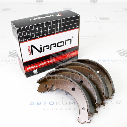 Колодки тормозные задние "Allied Nippon" (Япония) ВАЗ 2101-2107, Нива 4х4, Шевроле Нива (ABS1702)