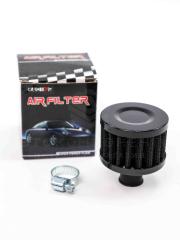 Фильтр картерных газов нулевого сопротивления (на сапун) инжекторный (черный)