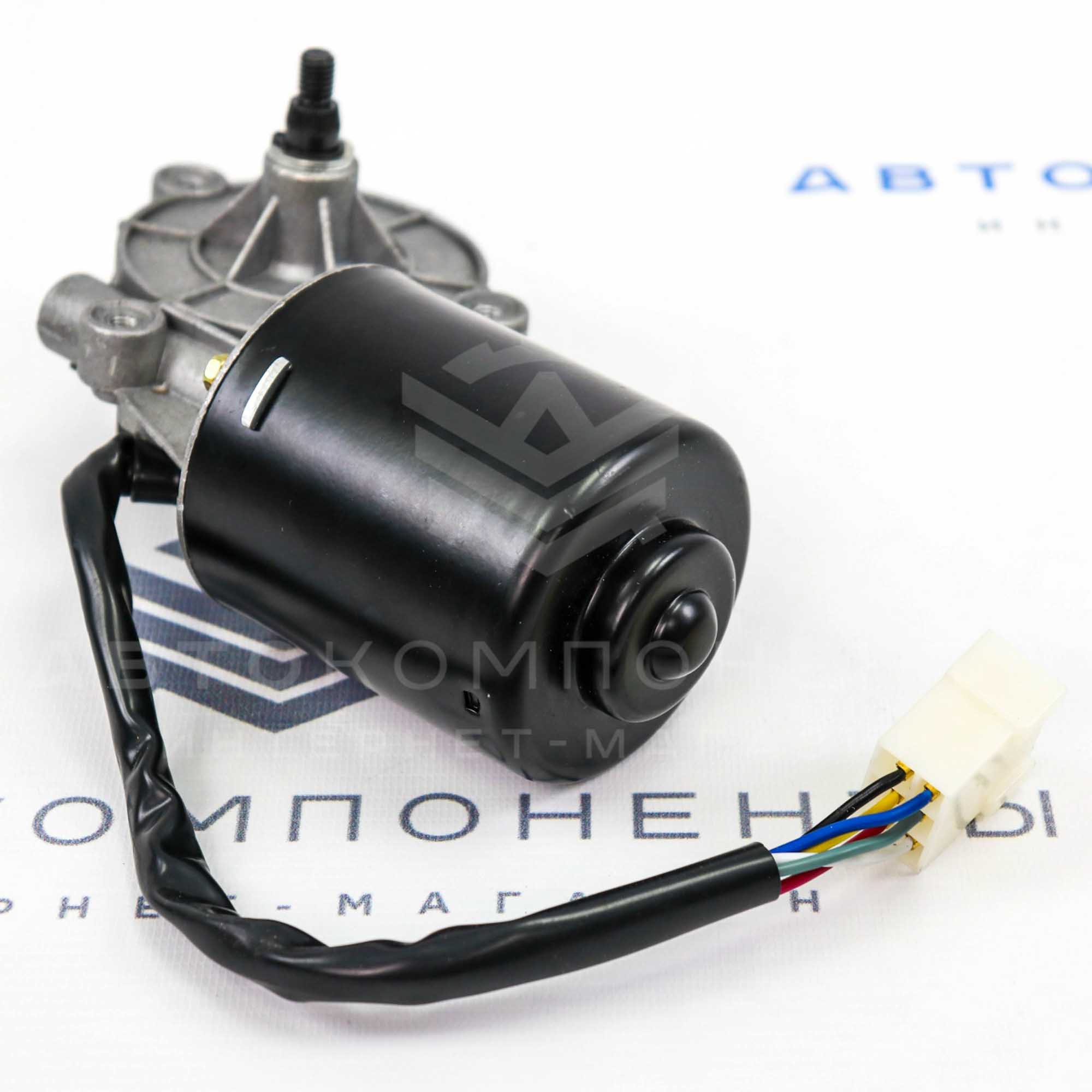 Моторедуктор переднего стеклоочистителя "DMAF" (вал 12мм) ВАЗ 2108-21099, 2113-2115