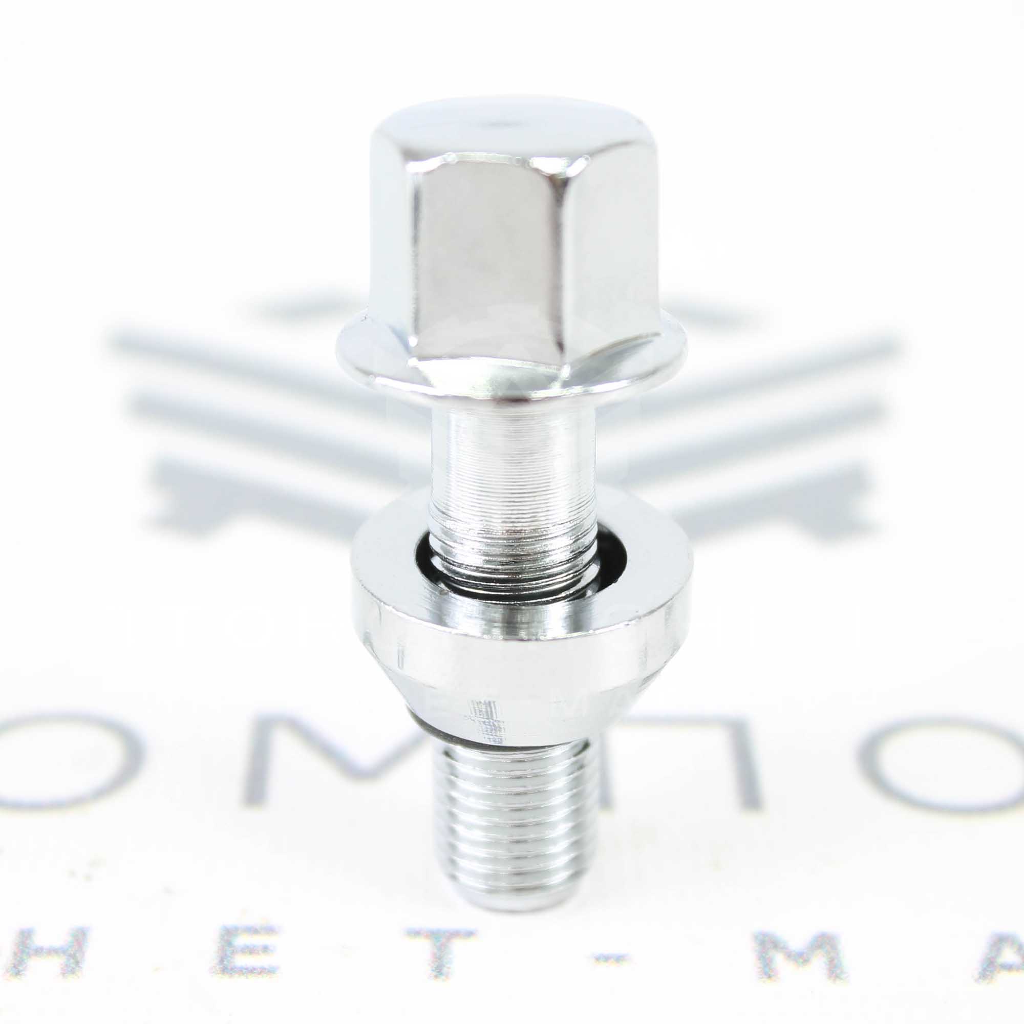 Болты колесные М12*1,25 (57/30, ключ 17, конус PCD, хром) (эксцентрики)