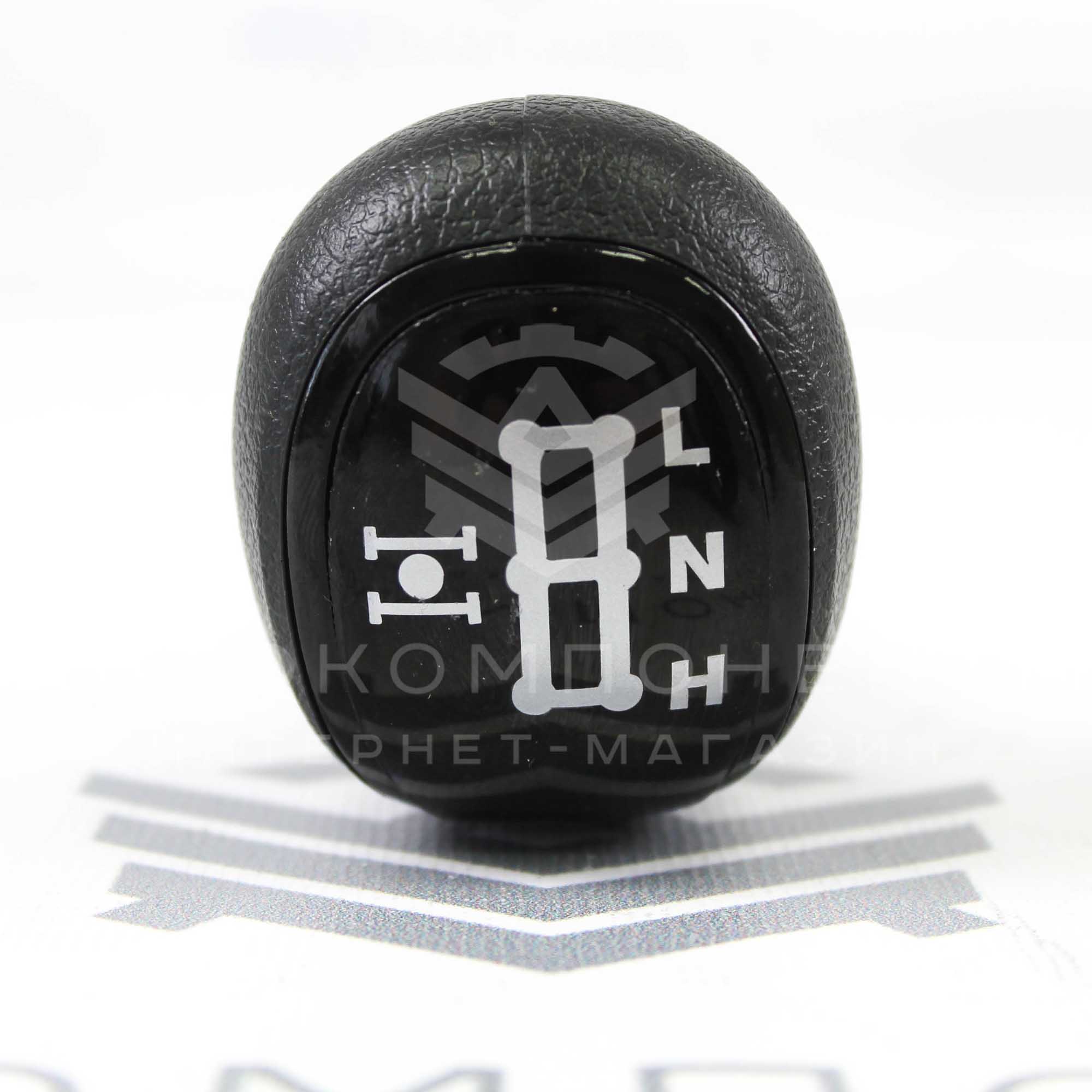 Ручки КПП и раздатки (стиль Vesta) Шевроле Нива (черный лак)