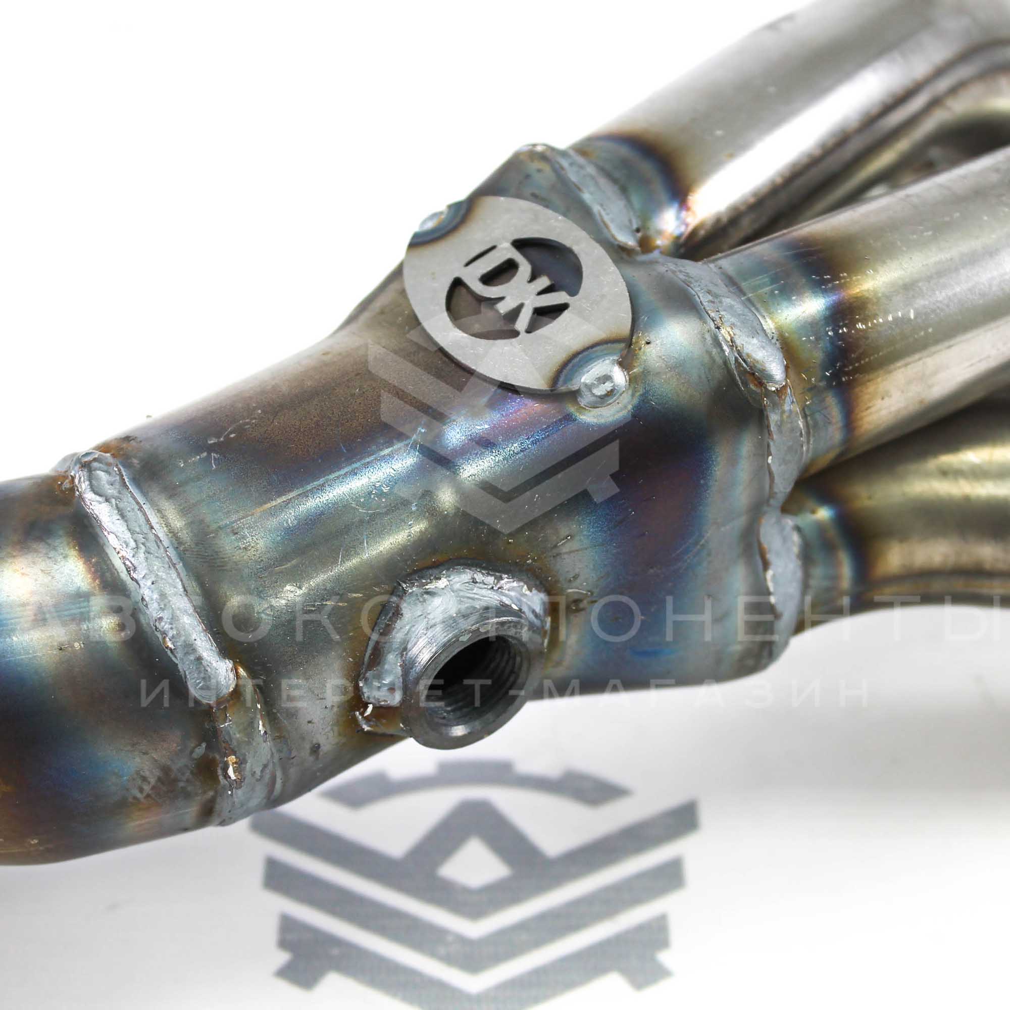 Вставка замены катализатора "DK PRO" под стандартную систему 16v 4-1 ВАЗ 2108-2194, 2110-2172 (ПНО0002)