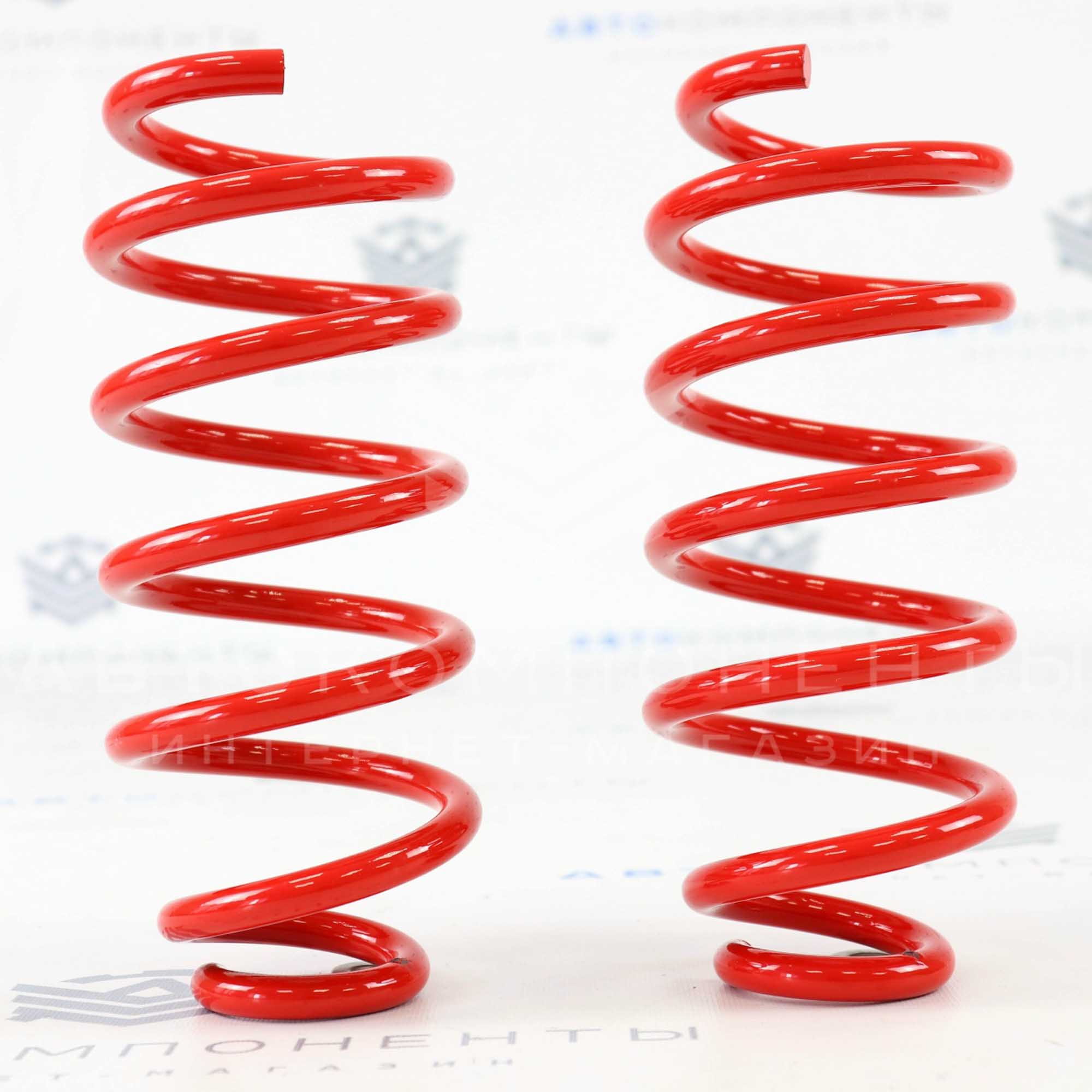 Пружины задней подвески "ТЕХНОРЕССОР" Лада Vesta -30мм (красные)
