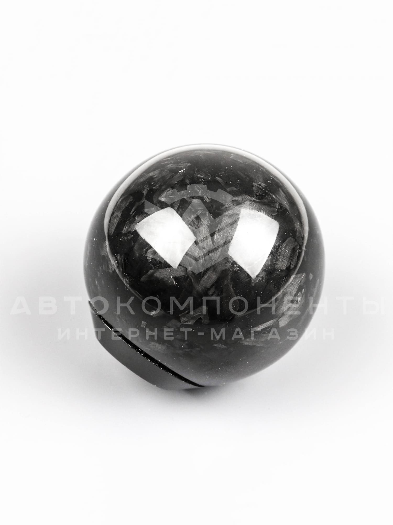 Ручка КПП "Forged Ball" (шар, кованый карбон, универсальная)