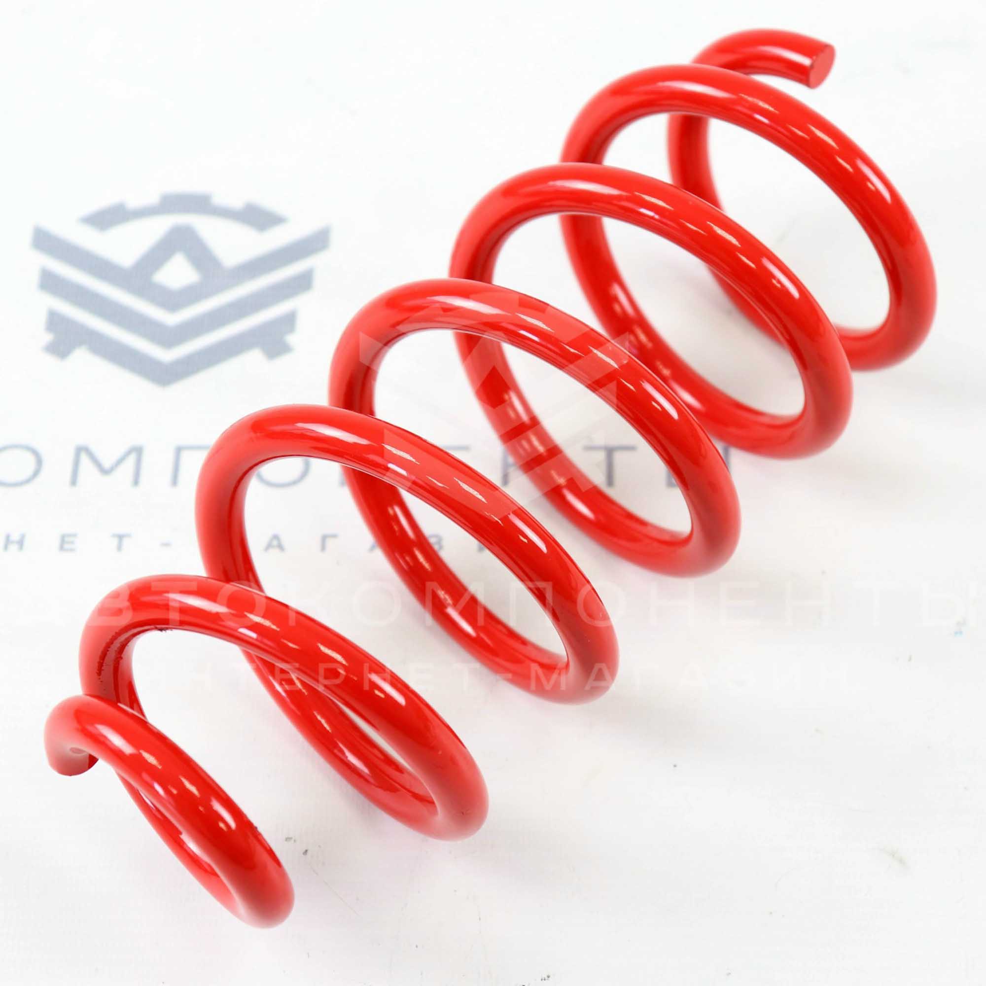 Пружины задней подвески "ТЕХНОРЕССОР" Лада Vesta -30мм (красные)