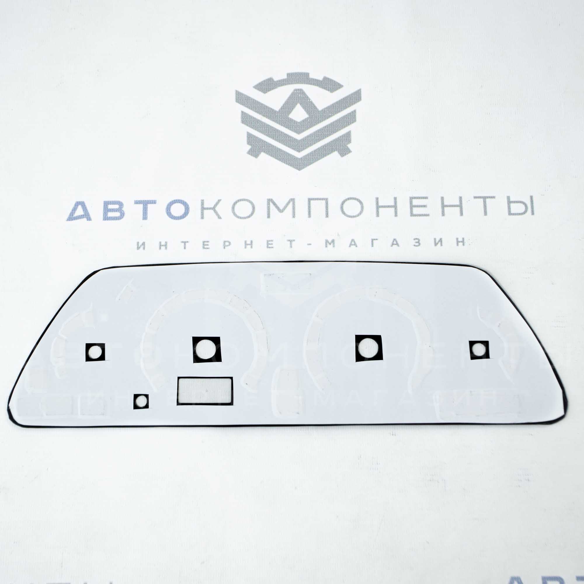 Накладка комбинации приборов 2113, 2114, 2115, Нива 4х4 в стиле Vesta (VDO) с одним дисплеем