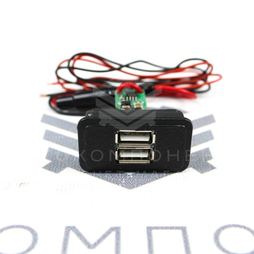 USB-зарядное устройство (на 2 слота) ВАЗ 2106, 2107 "Штат"