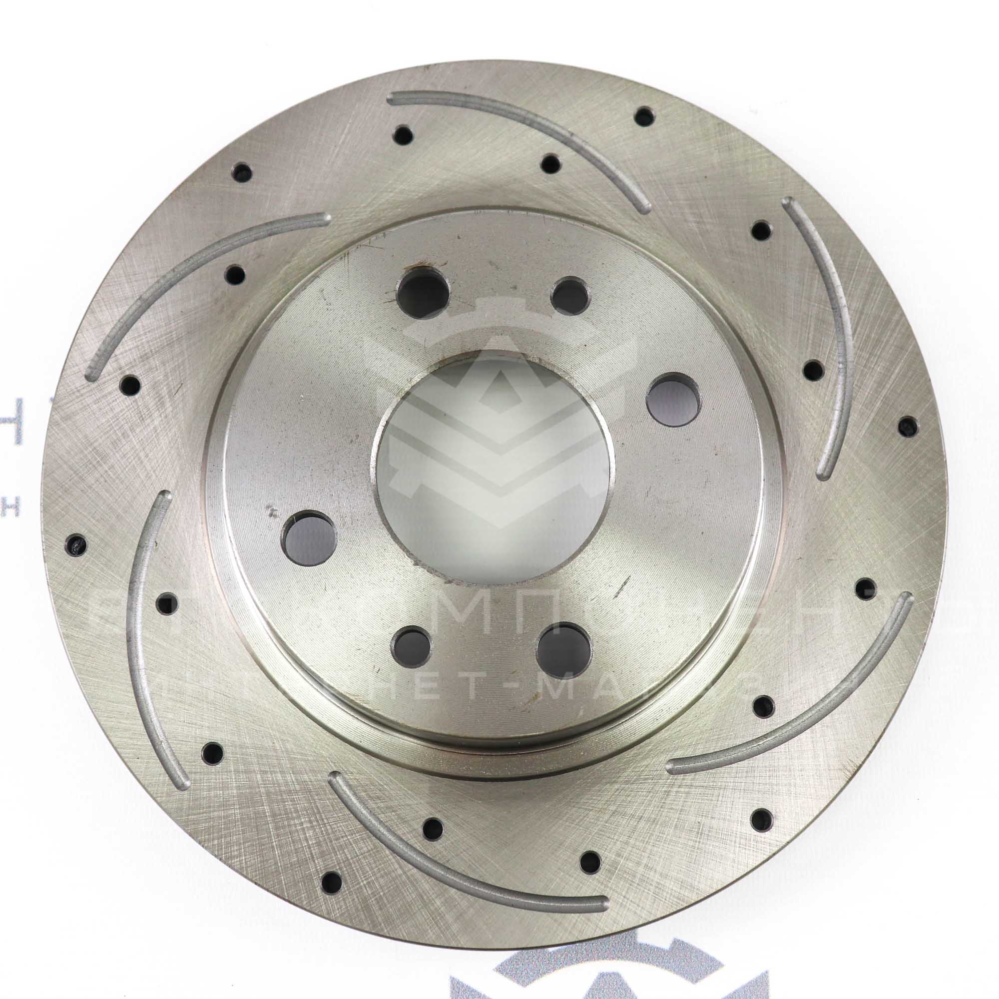 Тормозные диски "HOFER" (перфорация, насечки) ВАЗ 2110-2112, Гранта, Калина, Приора