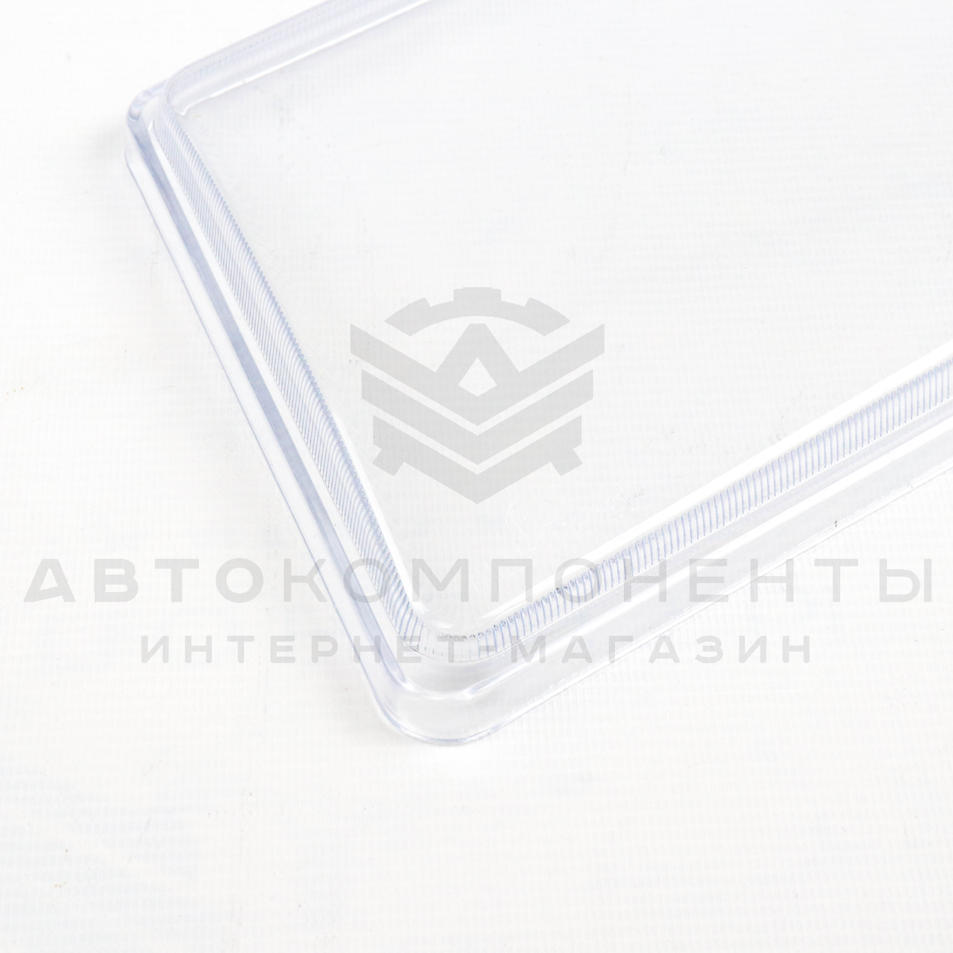 Гладкие стекла (пластик) передних фар (без рифлений) ВАЗ 2108, 2109, 21099. Комплект передних стекол (ML226 / 227)