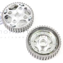 Шестерни ГРМ разрезные (алюминиевая ступица) с маркерным диском 16V Лада Приора, Калина, Гранта