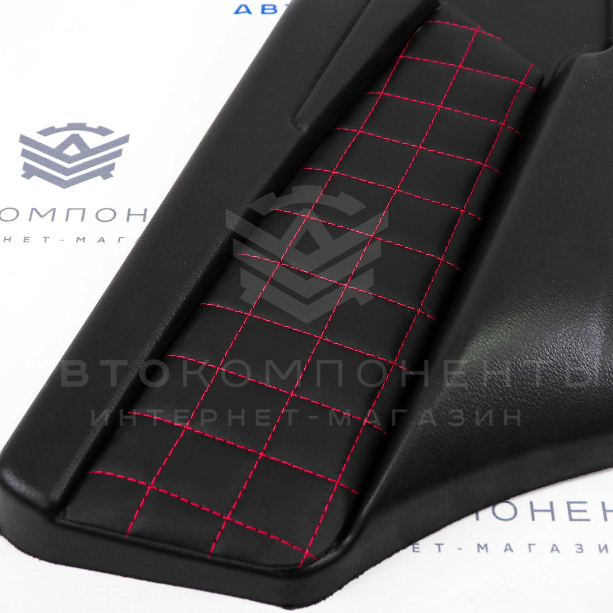 Евро-обшивки (карты дверей) ВАЗ 2114-2115 с вставками "Квадрат прямой"