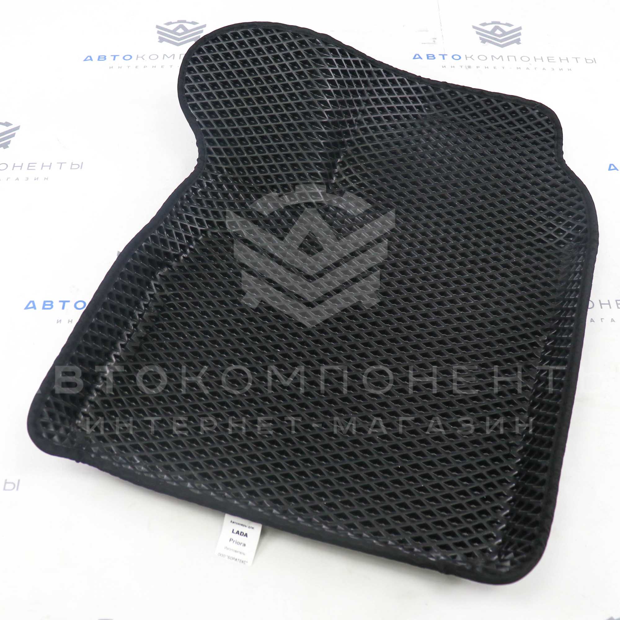 Ковры салонные EVA 3D с бортами (ромб) ВАЗ 2110-2112, Приора