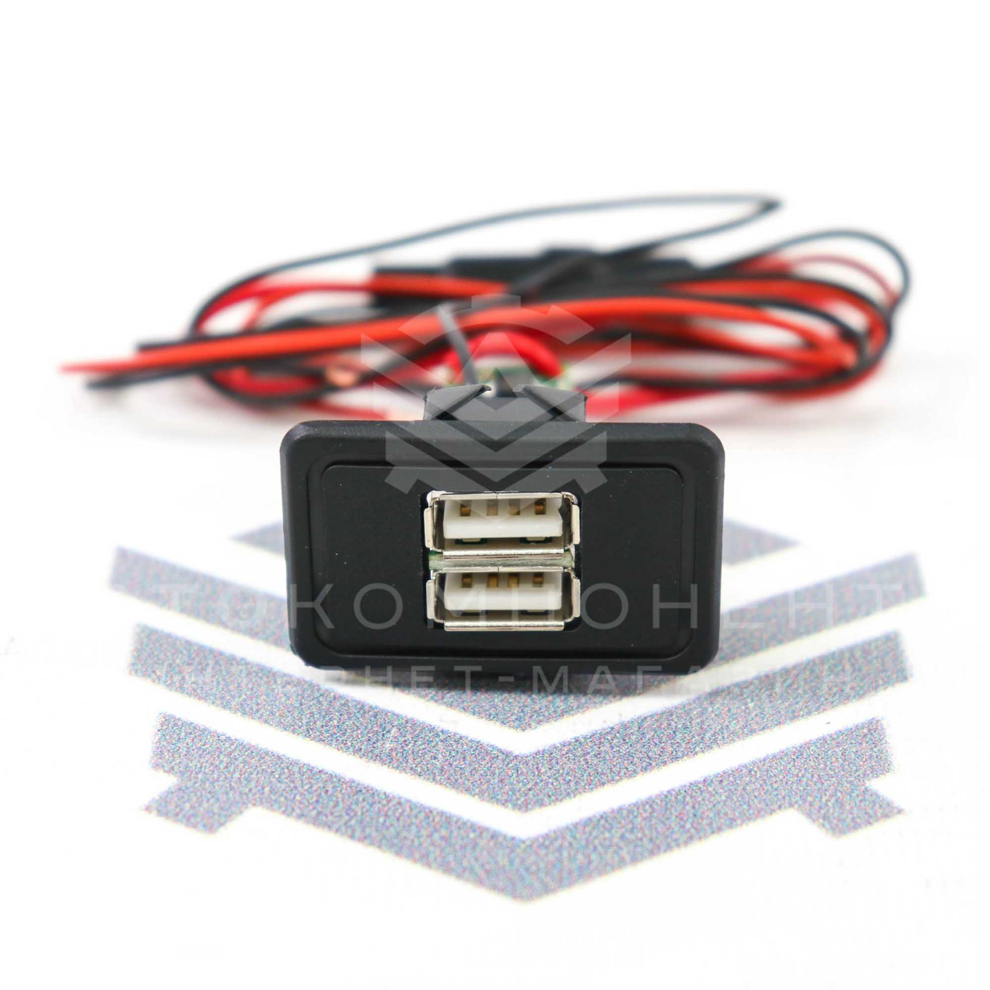 USB-зарядное устройство (на 2 слота) ВАЗ 2108-21099, Лада Нива 4х4