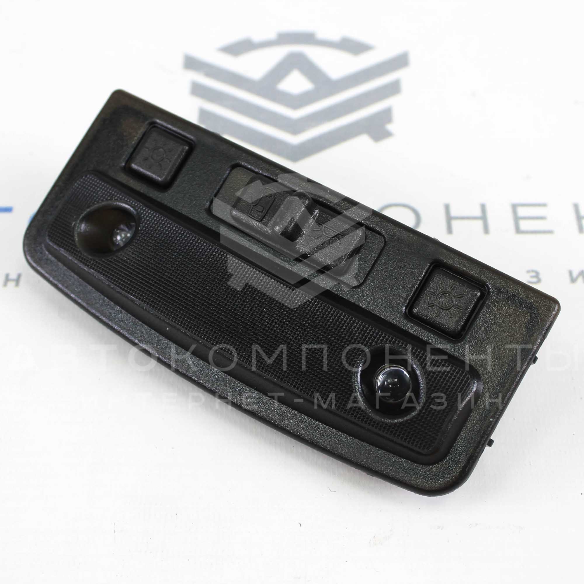 Плафон освещения салона (передний) Лада Приора 2 (черный)