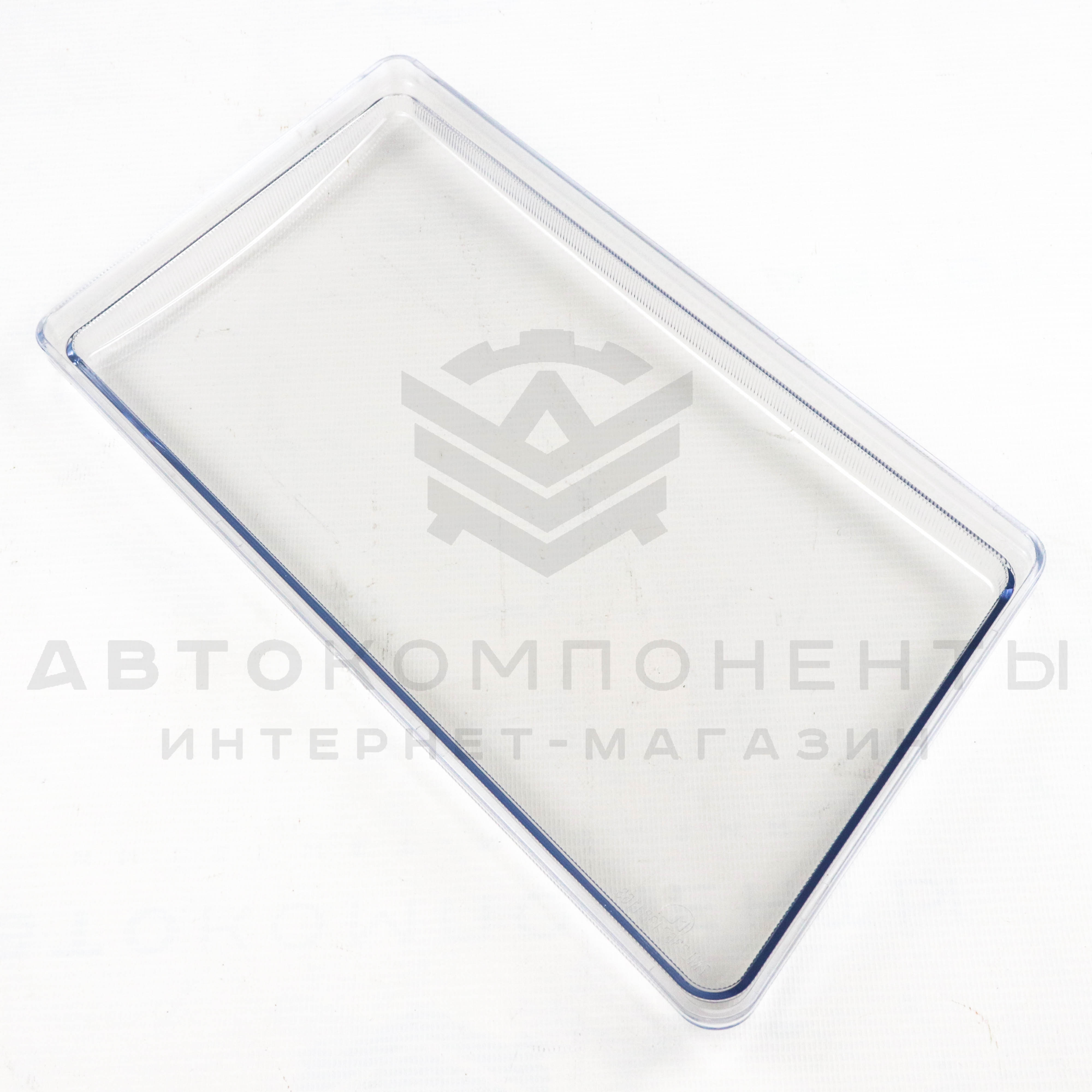 Гладкие стекла (пластик) передних фар (без рифлений) ВАЗ 2108, 2109, 21099. Комплект передних стекол (ML226 / 227)