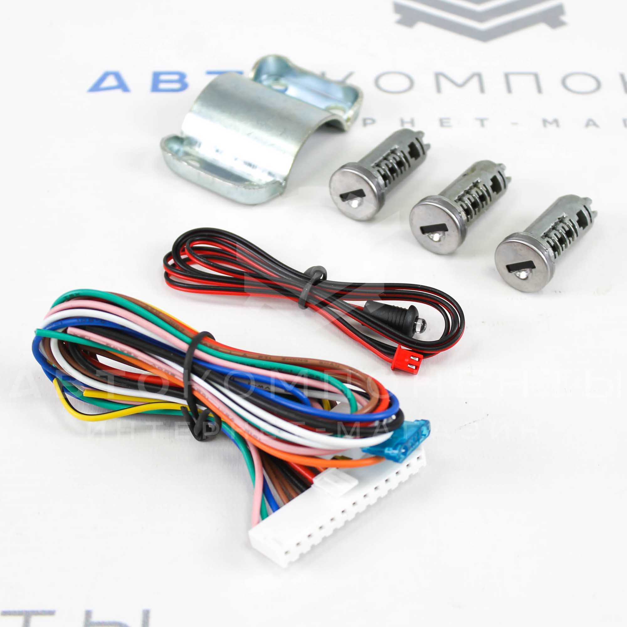 Замок зажигания (нового образца) с выкидным ключом в стиле Audi (без чипа) Лада Гранта