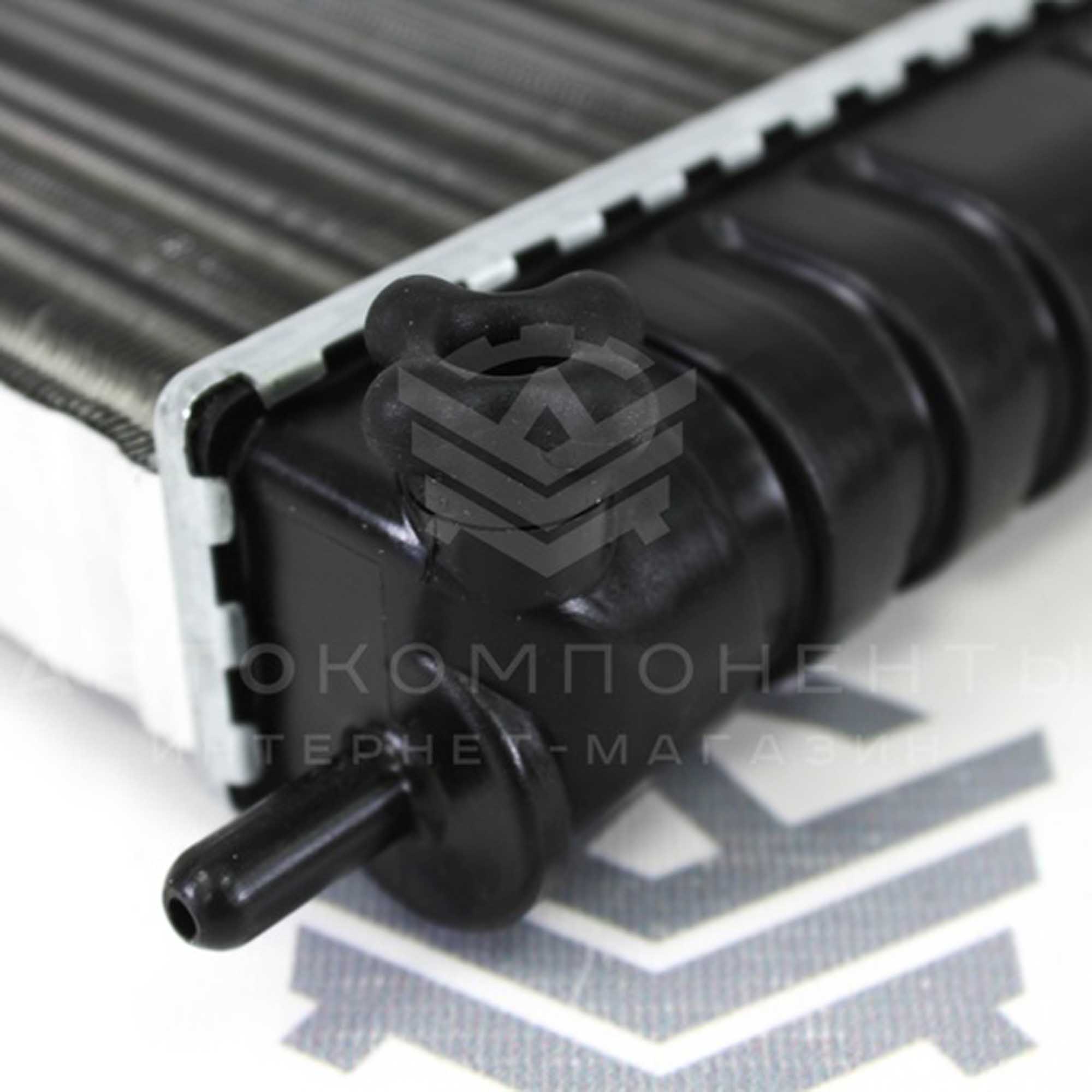 Радиатор охлаждения двигателя "ОАТ" Лада Приора (без кондиционера)