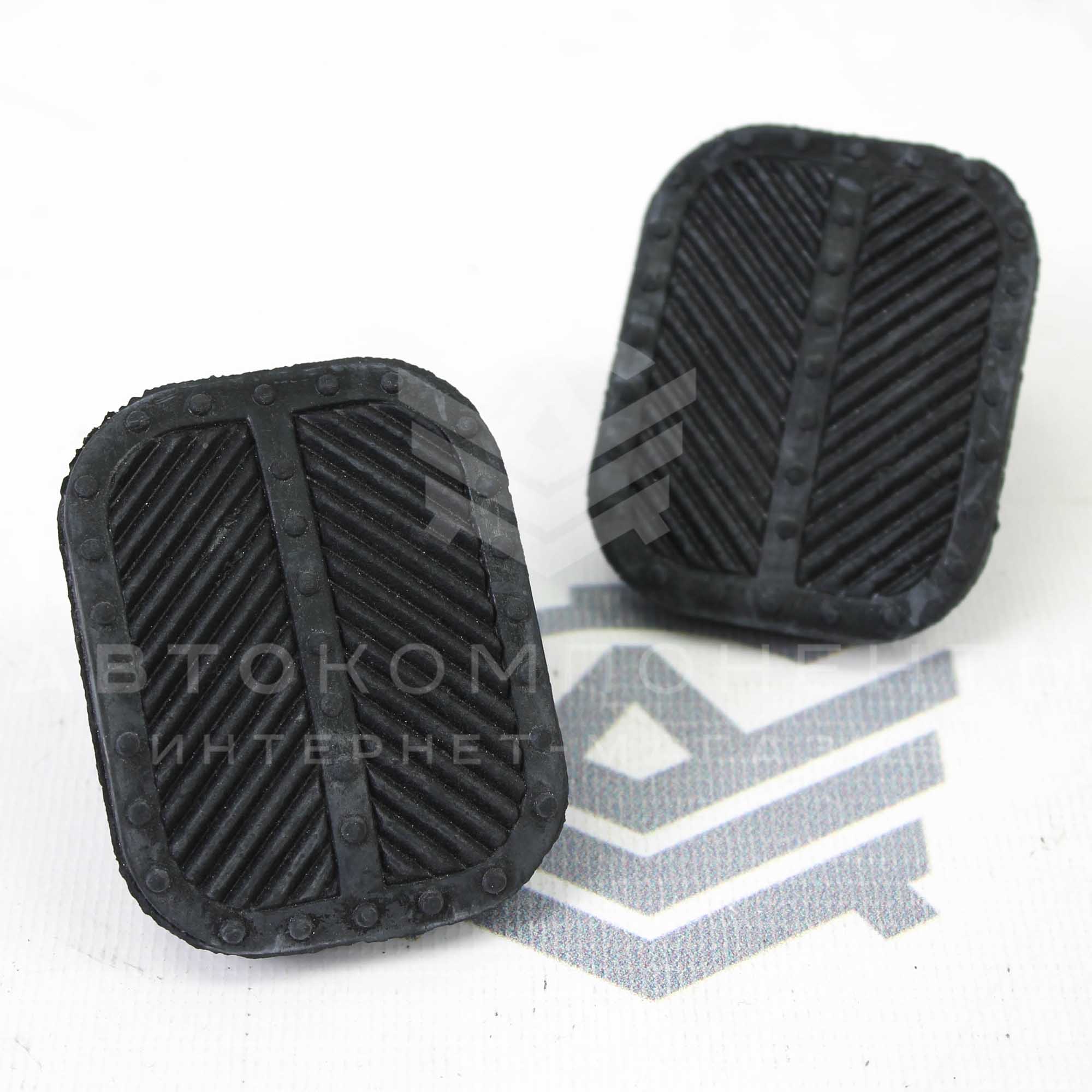 Накладки на педали (черные) ВАЗ 2101-2107 (комп. 3шт)