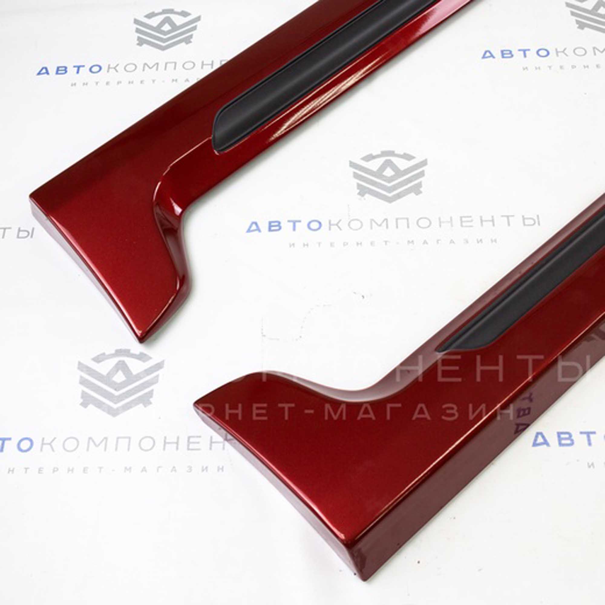 Пороги (с выделением) Лада Калина 2 Спорт (оригинал) в цвет кузова