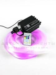 Звездное небо в автомобиль (с мерцанием) для установки в обивку потолка (300 нитей)