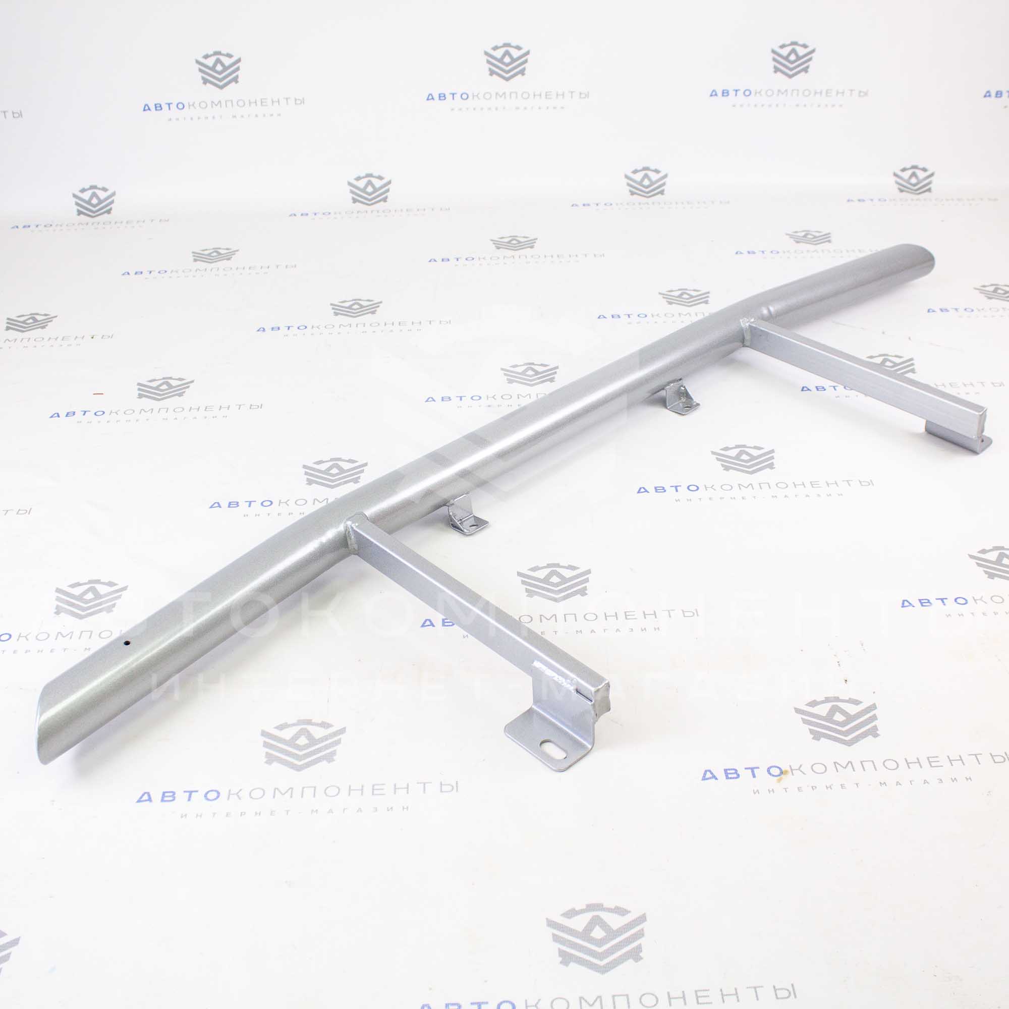 Защита переда (дуга) Лада Нива 4х4 (серебристая)