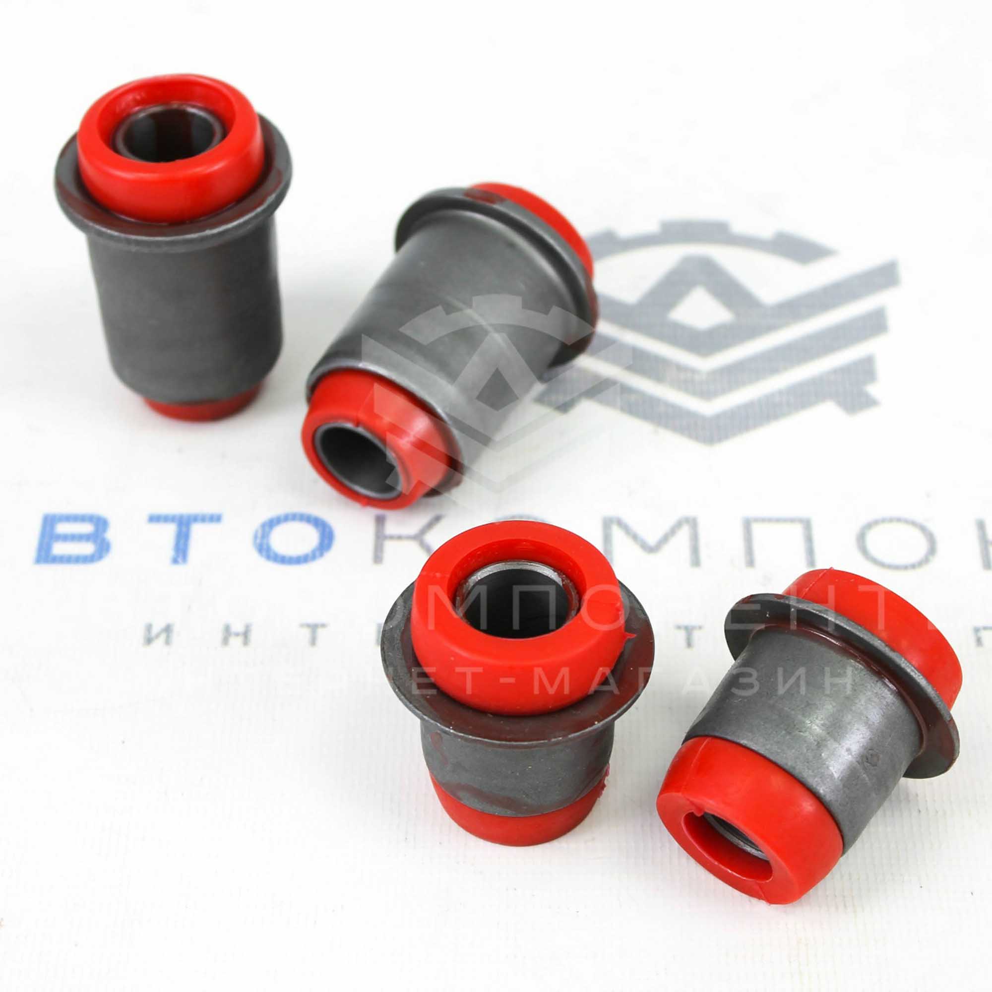 Комплект сайлентблоков и втулок (красный полиуретан) "CS20" Drive Лада Нива 4х4 (10432)
