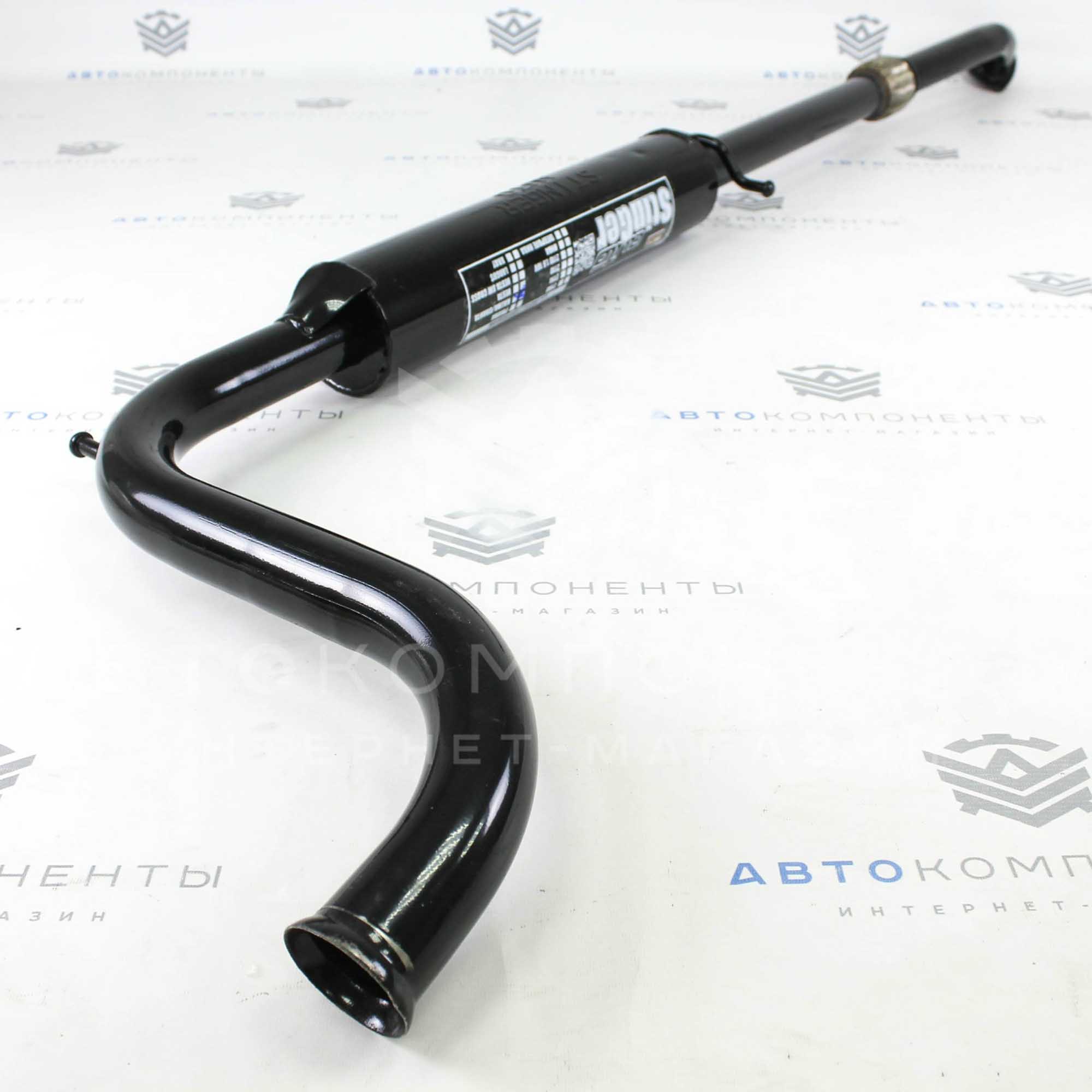 Резонатор "Stinger" под штатную установку (с гофрой) Лада Гранта, Калина