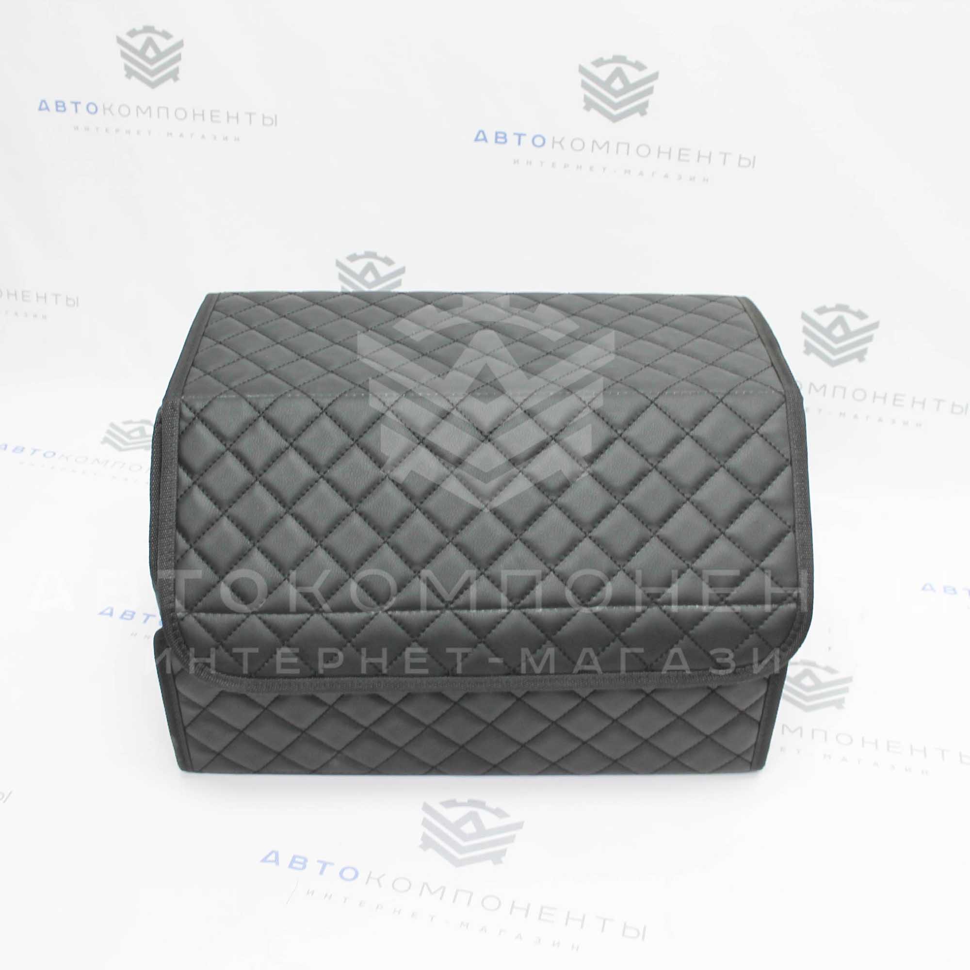 Кожаный органайзер в багажник "Квадрат по диагонали"