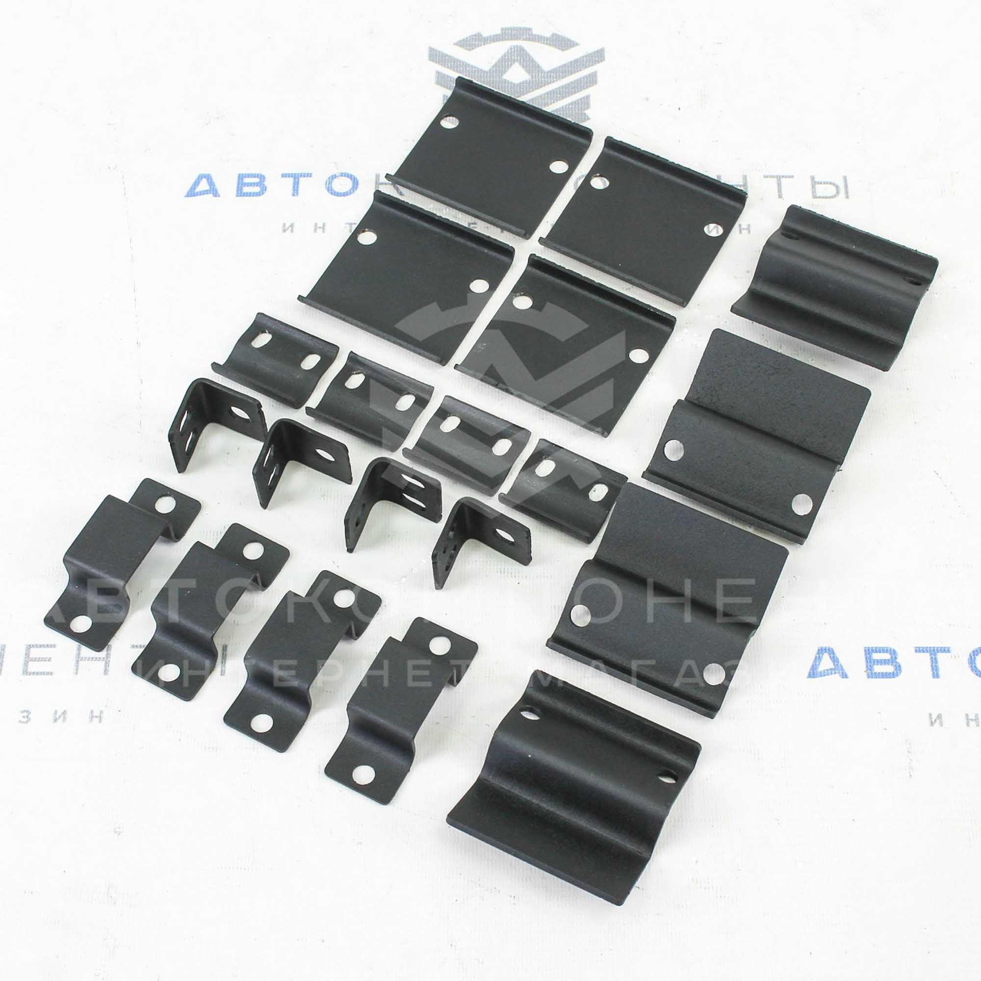 Рейлинги с поперечинами Лада Нива 4х4 (черные)