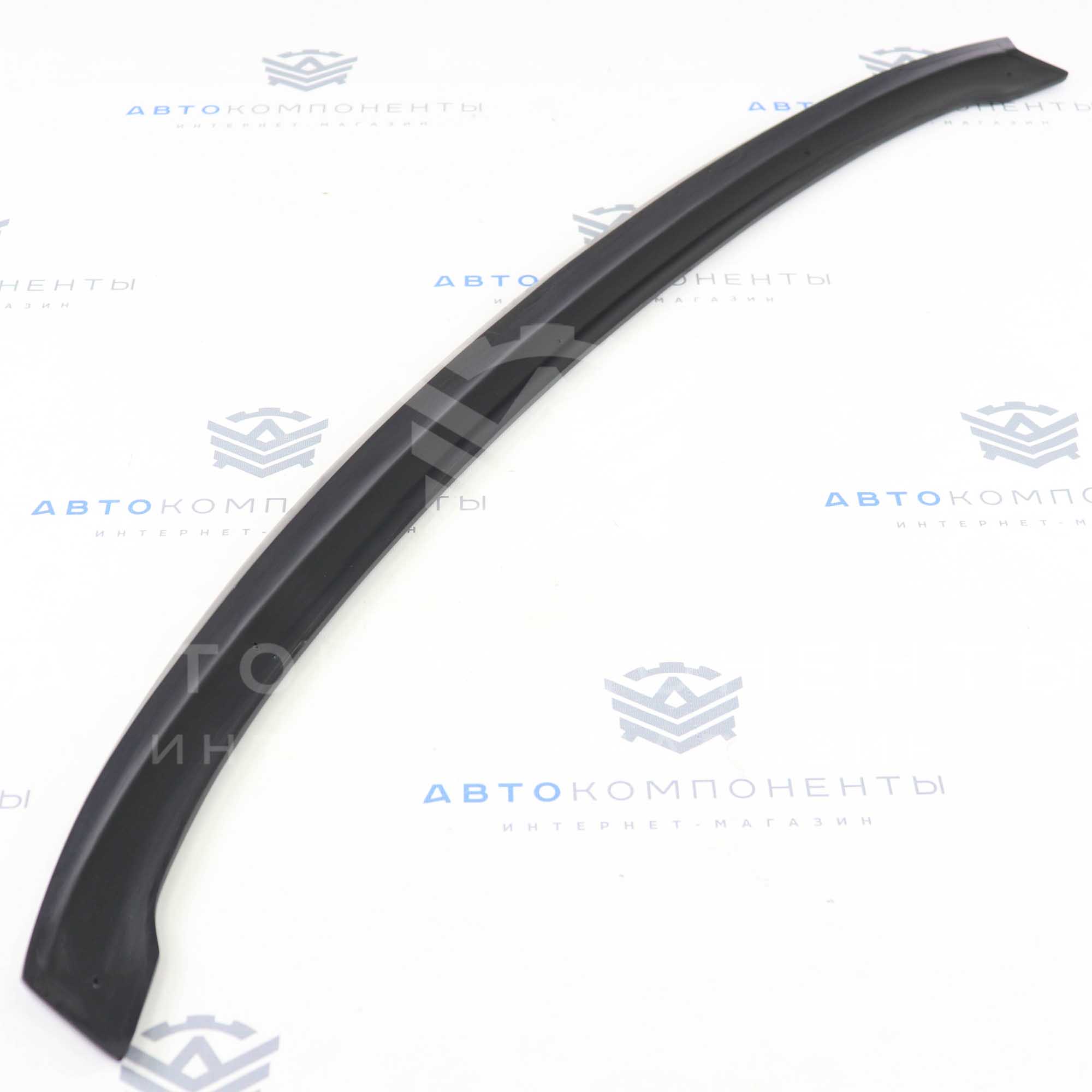 Спойлер нижний "ASM" (черный мат) Лада Гранта, Гранта FL (лифтбек)