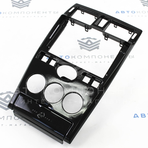 Центральная консоль 2DIN (9 дюймов) Лада Приора 1 (черный лак)