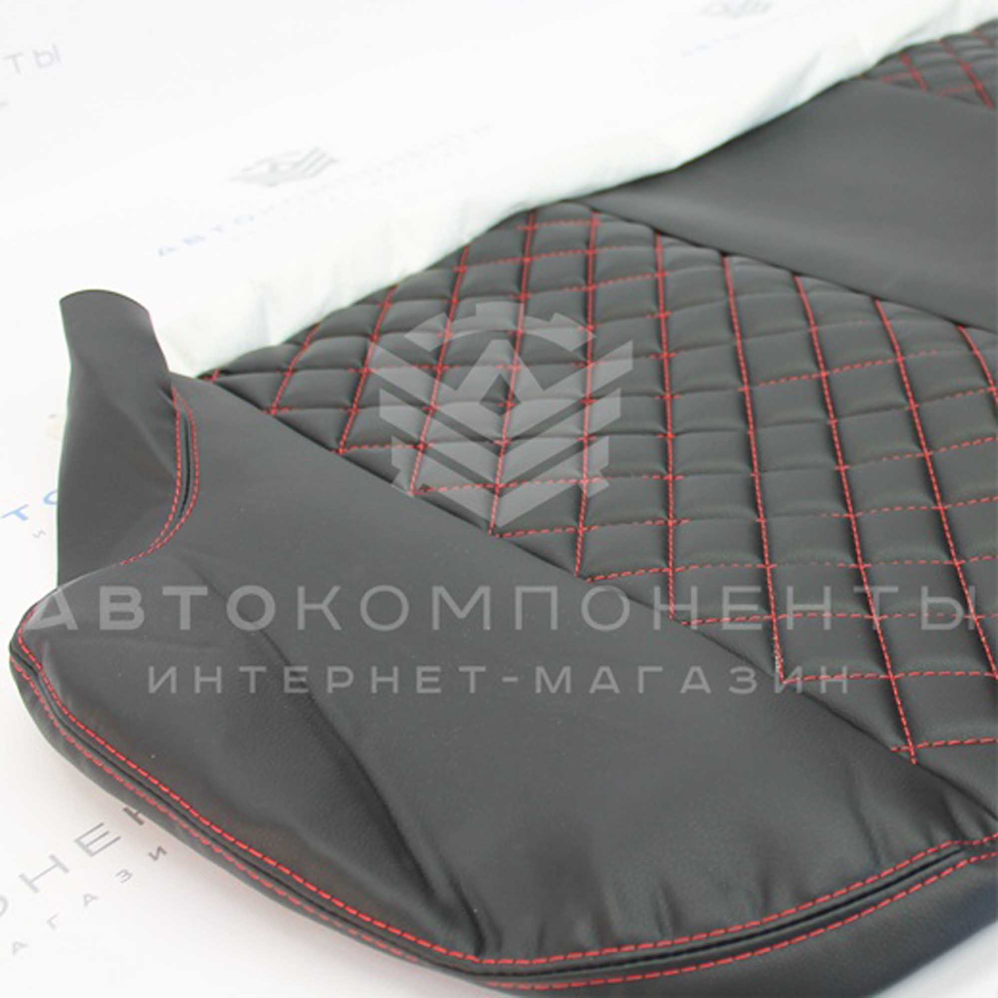 Обивки сидений ВАЗ 2107 с прострочкой "Квадрат по диагонали"