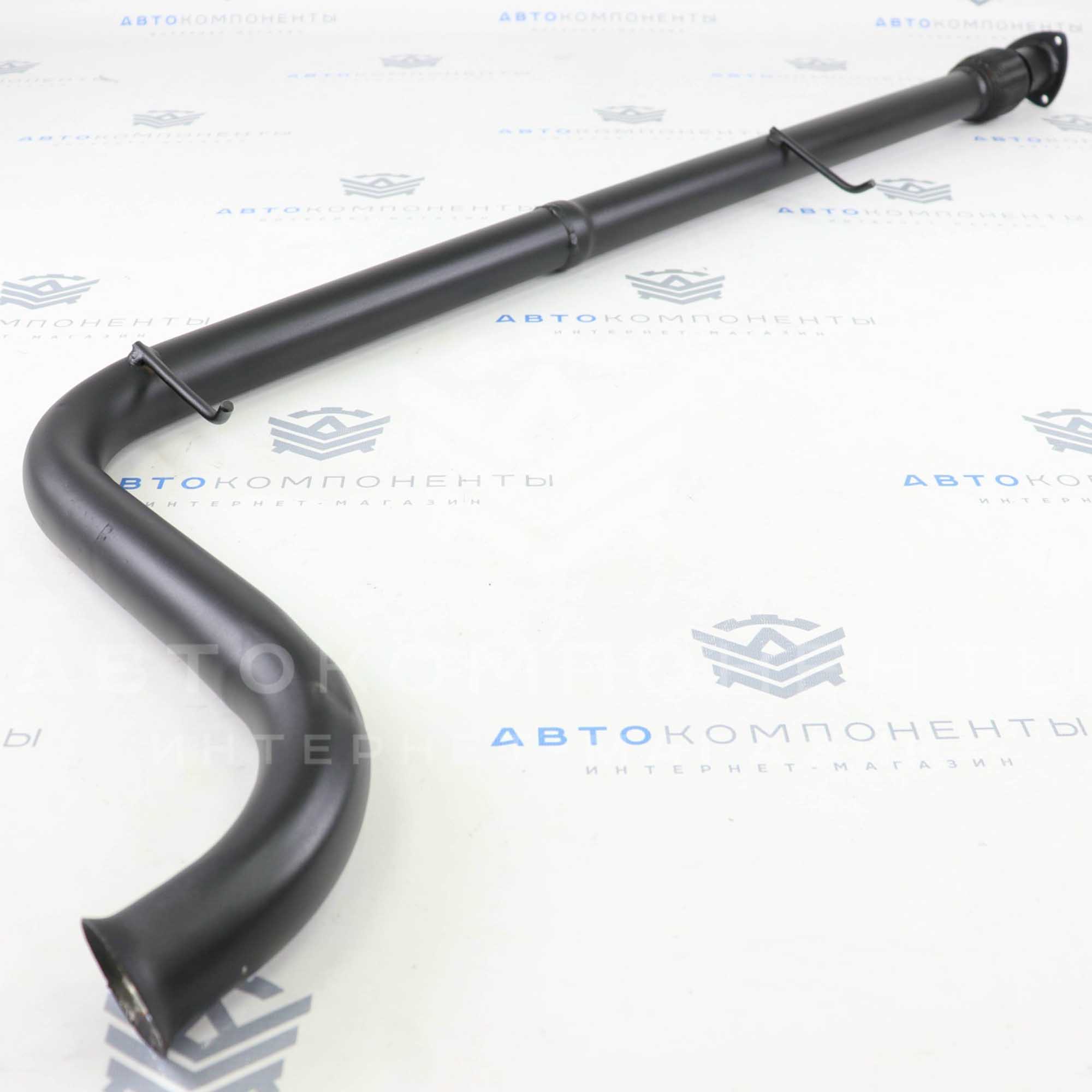 Труба "DK PRO" на "треугольном фланце" с гофрой Лада Приора (РЗ0045)