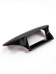 Переходная рамка (козырек) под 2DIN магнитолы (7 дюймов) Лада Приора (черный лак)