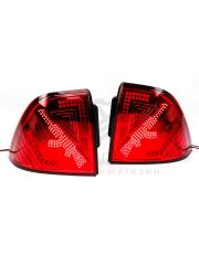 Светодиодные фонари "АК-47" (калаш) Лада Приора (красные)