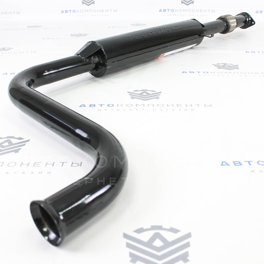 Резонатор (с гофрой) под выпускной коллектор STT ВАЗ 2110-2112 (крепления с/о)