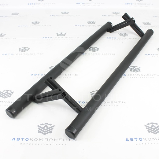 Пороги "Силовые" Нива 4х4 3D (Черный мат)