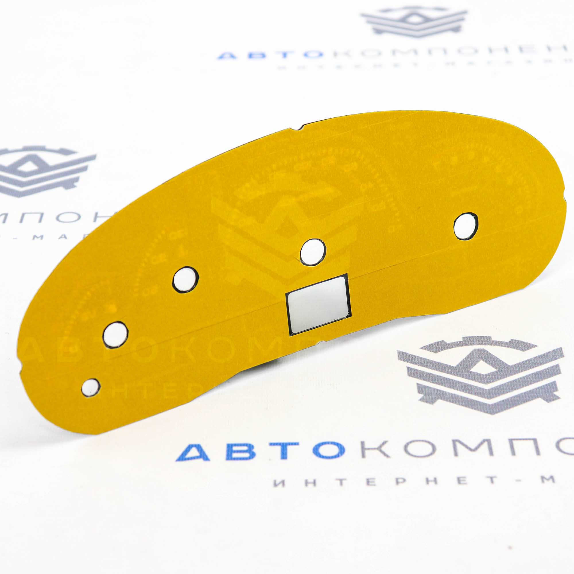 Накладка комбинации приборов "AMG" (VDO) ВАЗ 2110-2112 (евро), Приора, Калина, (синяя)