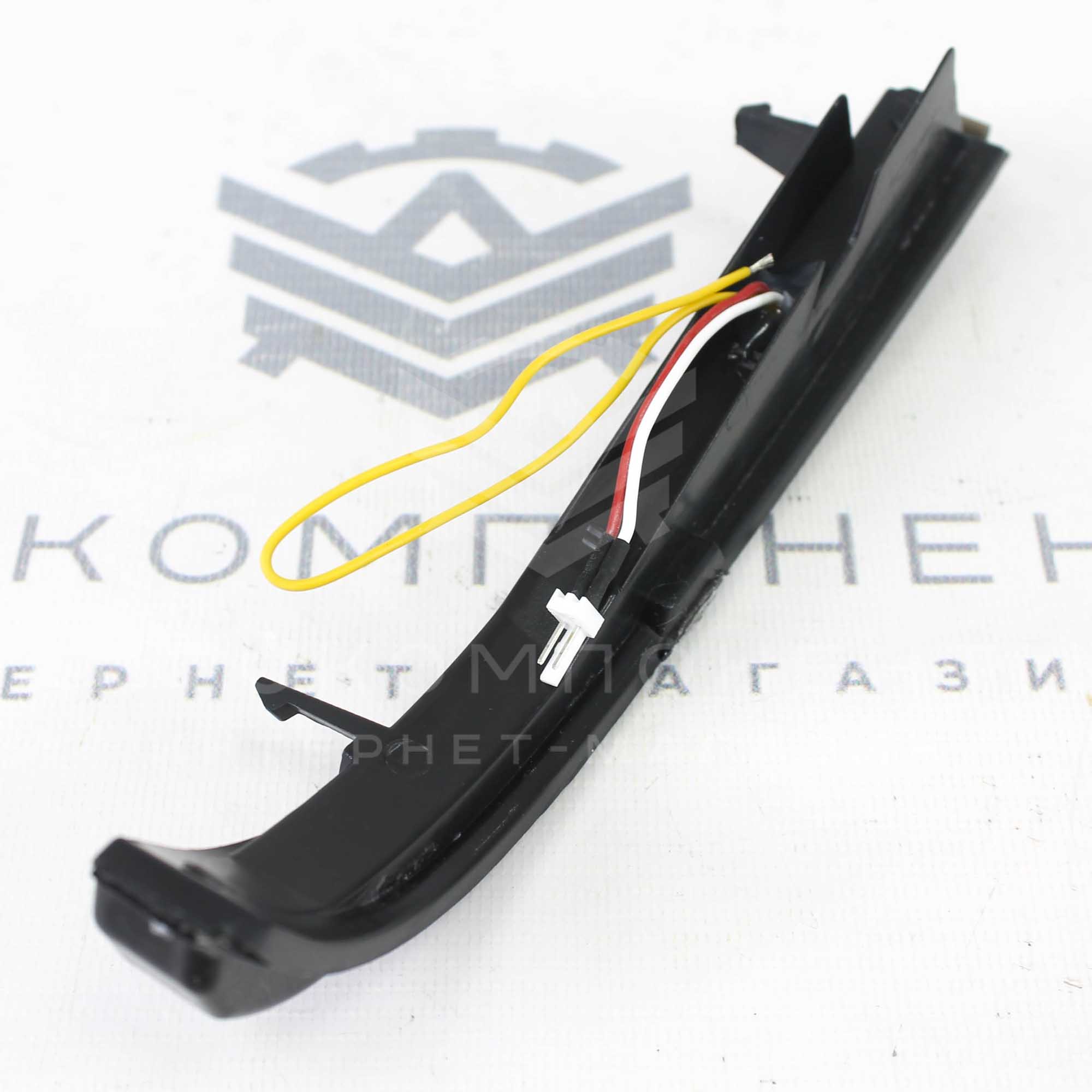 Повторители зеркал Лада Приора с бегающим поворотником "White Мульти" (тонированные) (ML084)