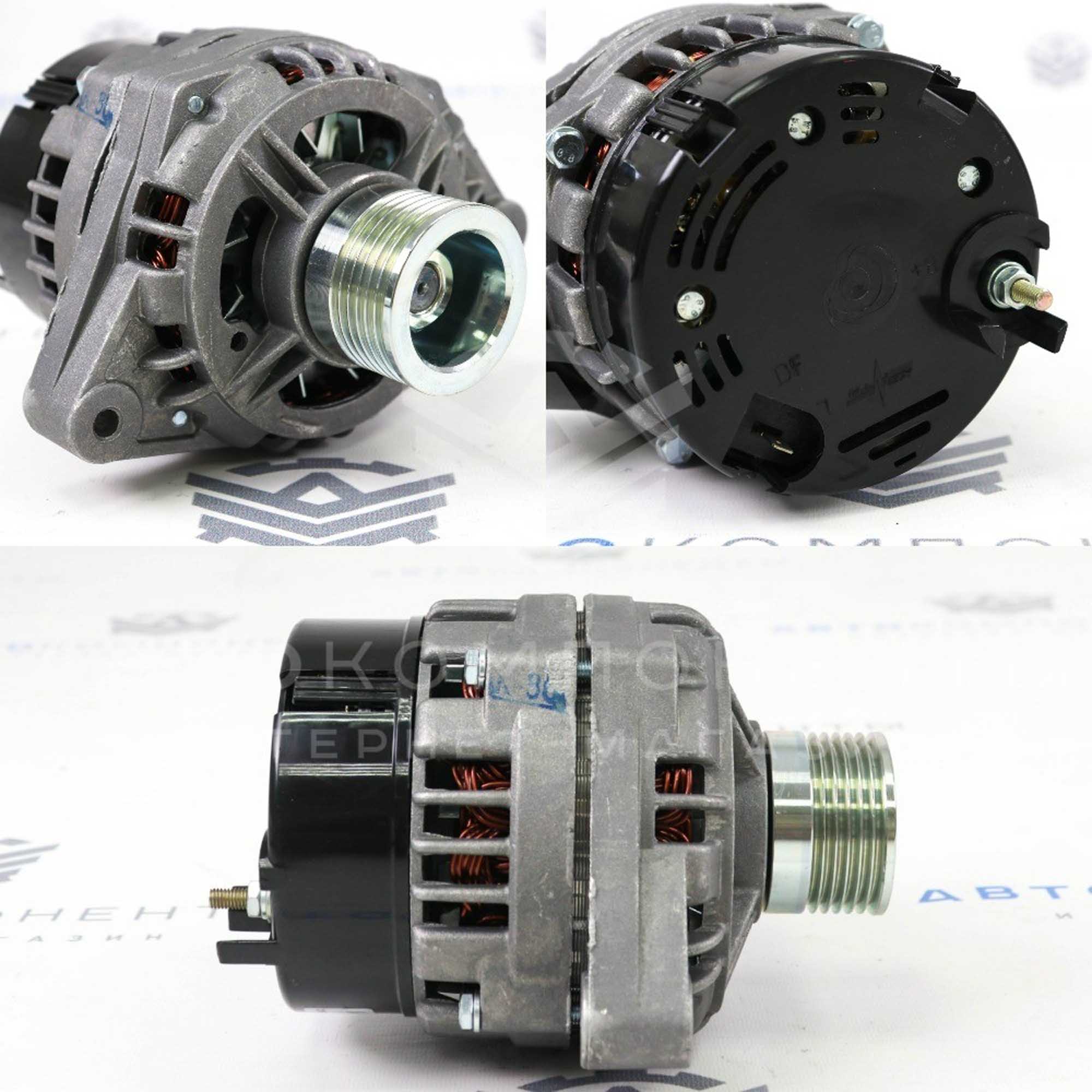 Генератор "КЗАТЭ" 140А ВАЗ 2108-21099, 2110-2112, 2113-2115 (двигатель с ЭСУД)