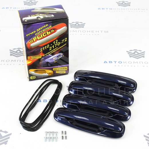 Евро-ручки дверей "РЫСЬ" Лада Приора, ВАЗ 2110-2112 в цвет кузова